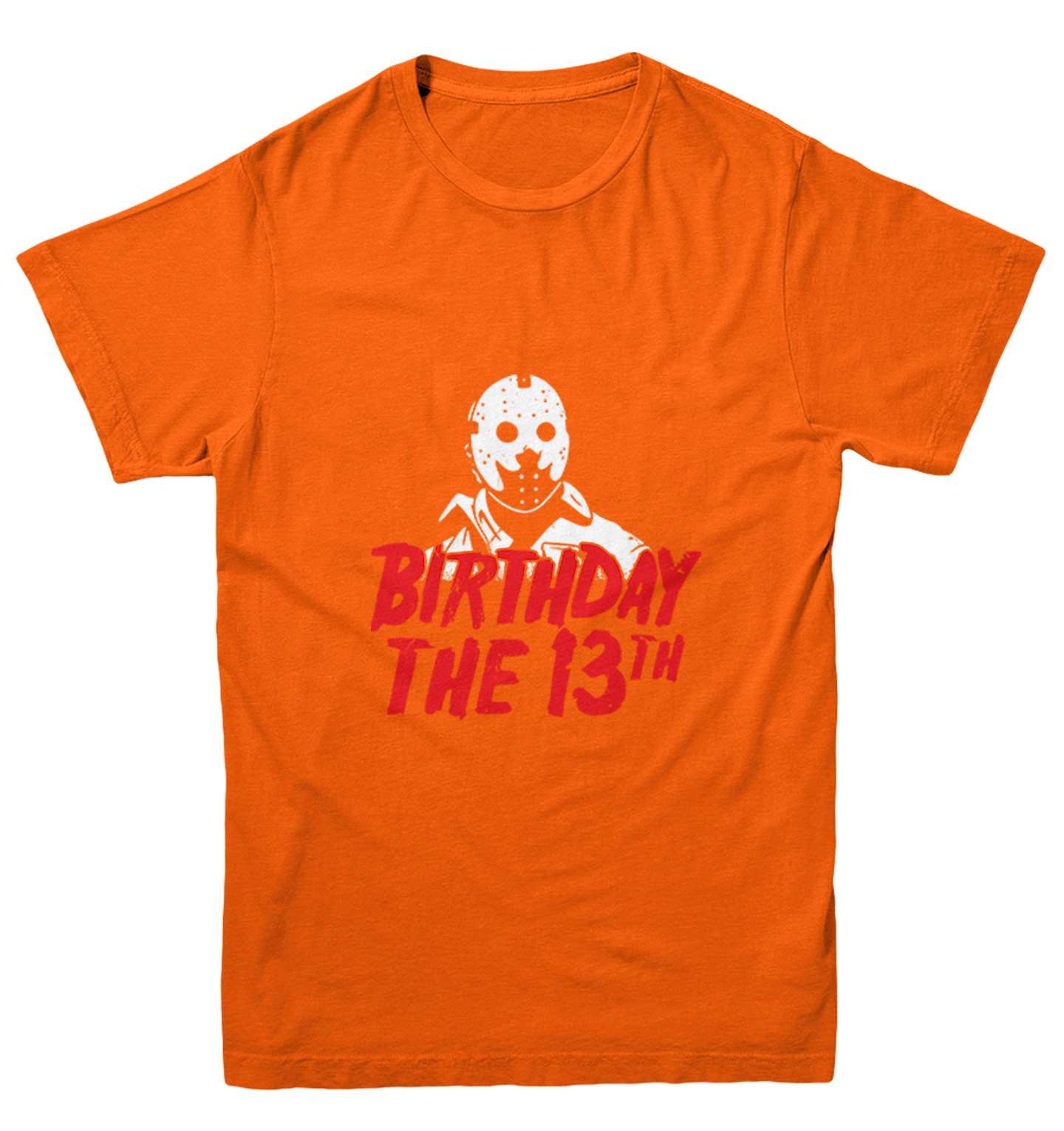 Birthday The 13th - Horror Movie Buff Parody Jason Youth T-Shirt - Picture 8 of 20