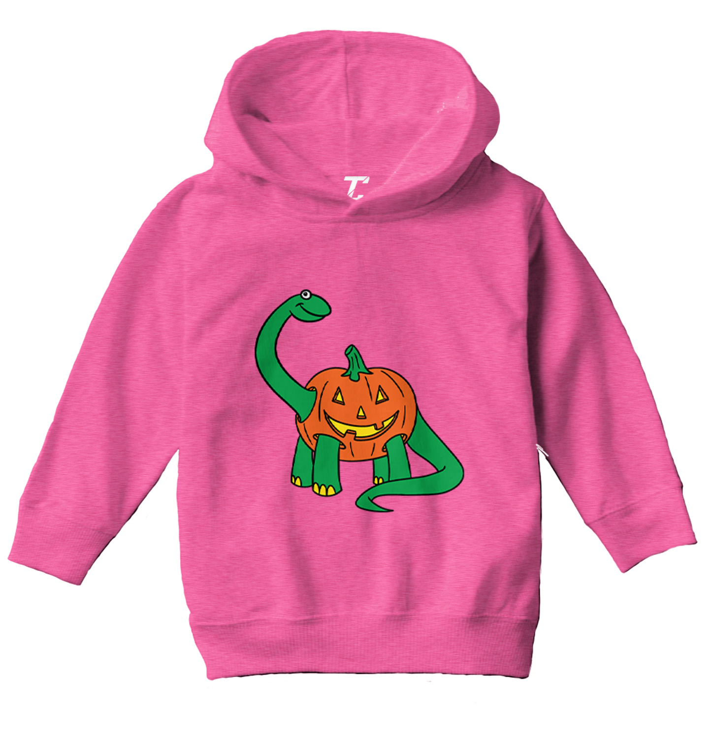 Pumpkinsaurus - Trick Or Treat Halloween Dinosaur Toddler/Youth Hoodie - Picture 4 of 12
