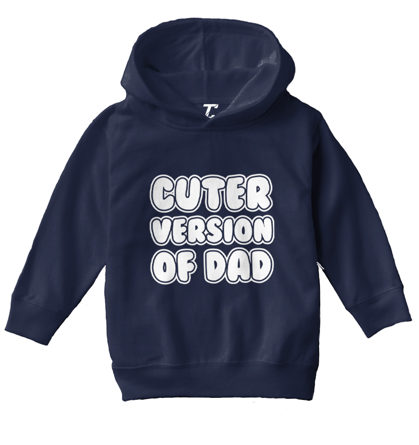 Cuter Version Of Dad - Father Dad Father's Day Cute Toddler/Youth Hoodie - Picture 7 of 12