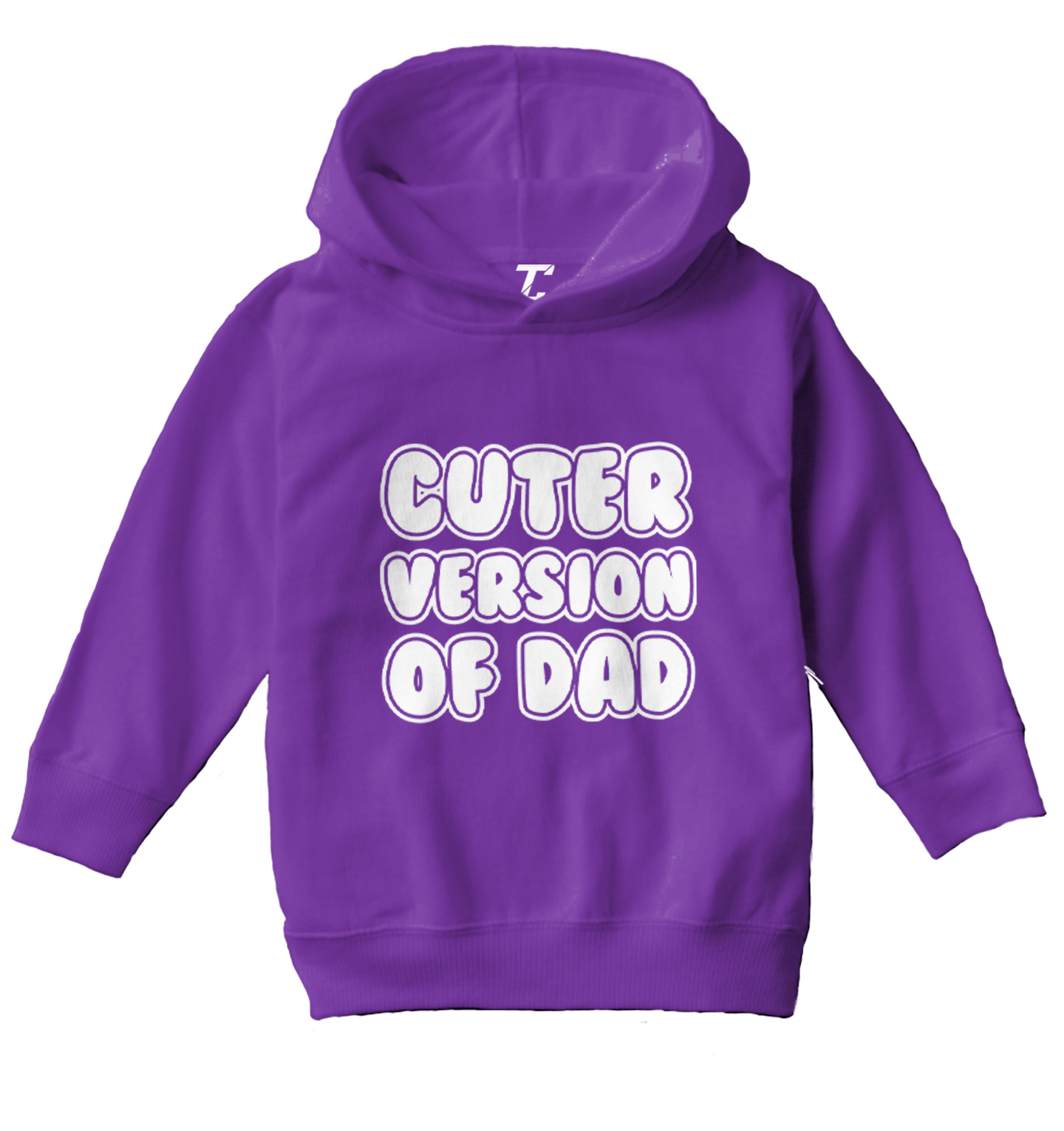 Cuter Version Of Dad - Father Dad Father's Day Cute Toddler/Youth Hoodie - Picture 9 of 12