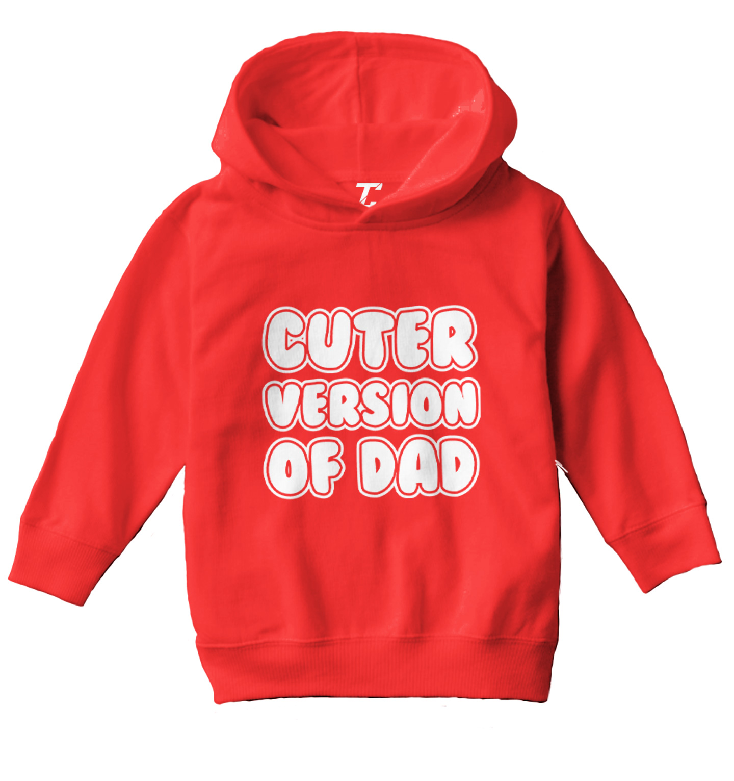Cuter Version Of Dad - Father Dad Father's Day Cute Toddler/Youth Hoodie - Picture 10 of 12