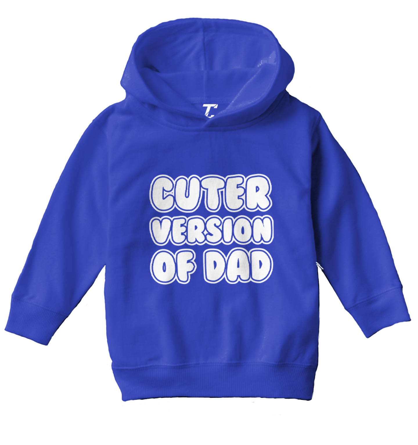 Cuter Version Of Dad - Father Dad Father's Day Cute Toddler/Youth Hoodie - Picture 11 of 12