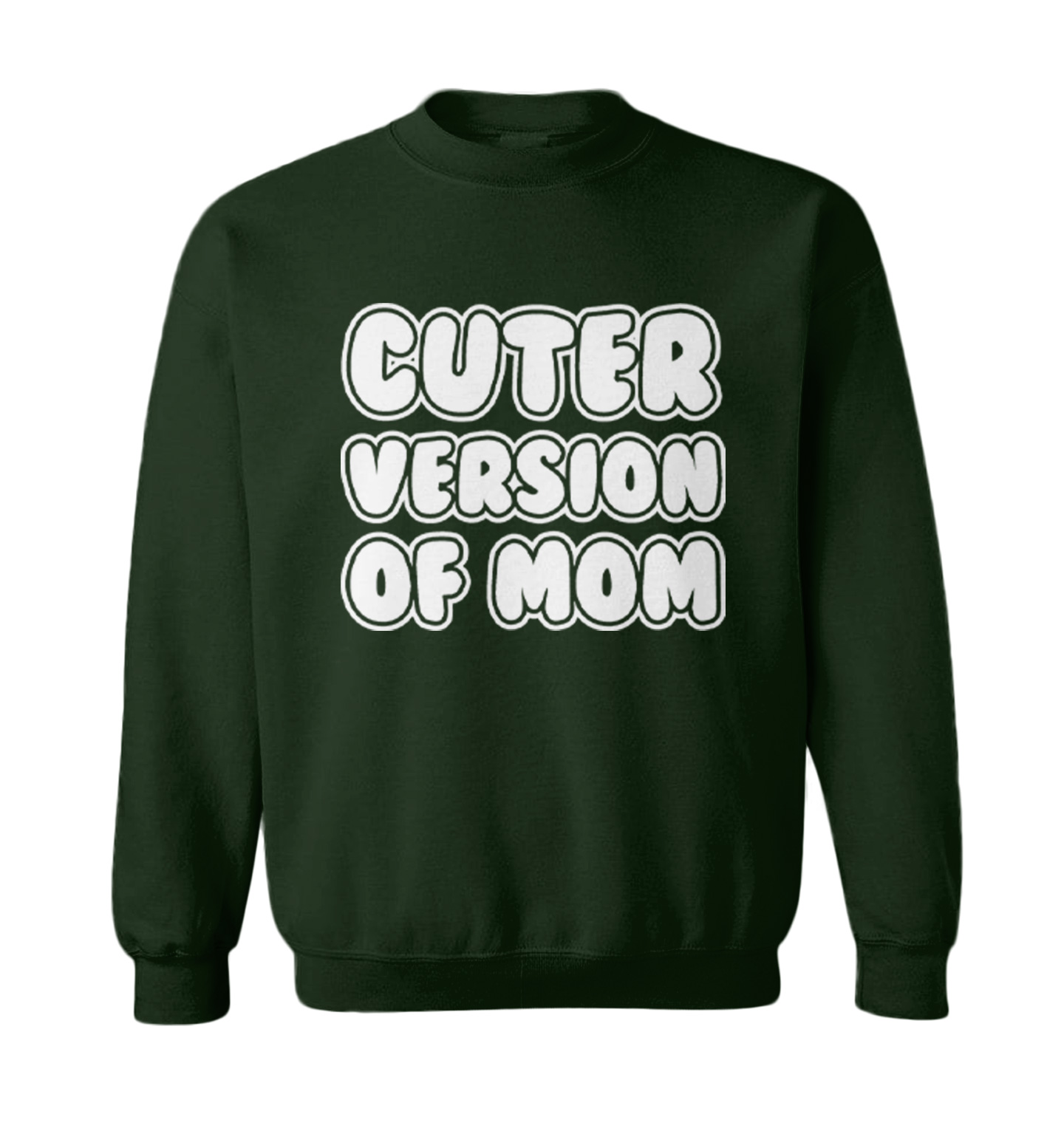Cuter Version Of Mom - Mother's Day Mommy Cute Toddler Crewneck Sweater - Picture 3 of 8