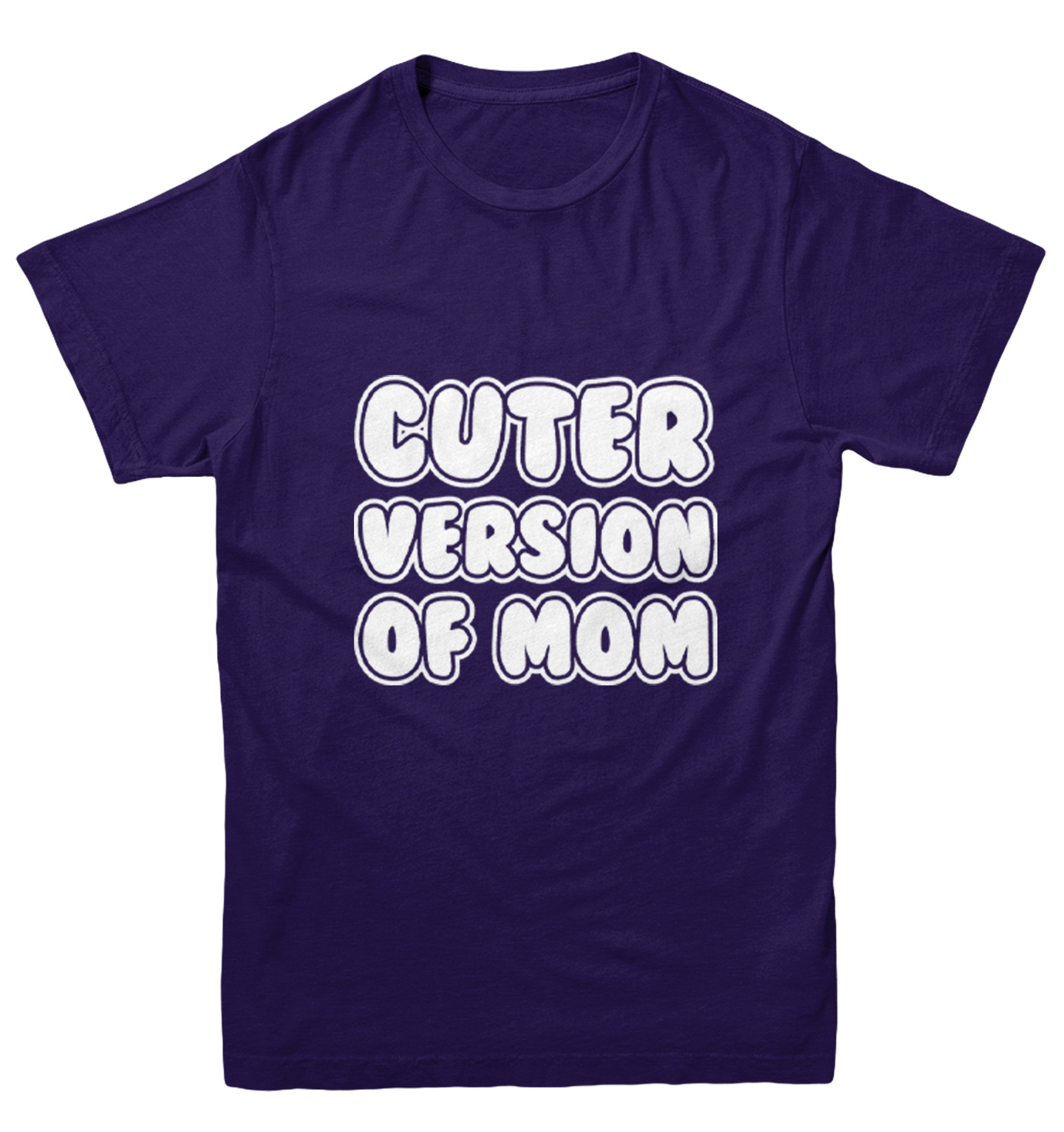 Cuter Version Of Mom - Mother's Day Mommy Cute Youth T-Shirt - Picture 10 of 20