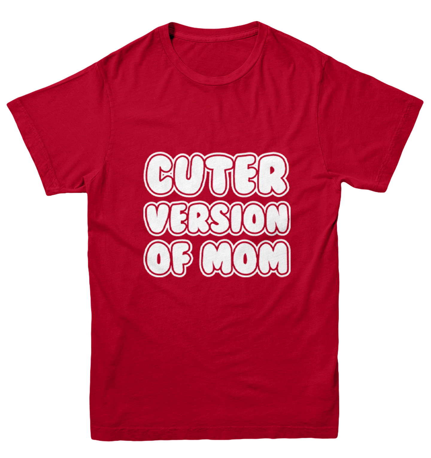 Cuter Version Of Mom - Mother's Day Mommy Cute Youth T-Shirt - Picture 11 of 20