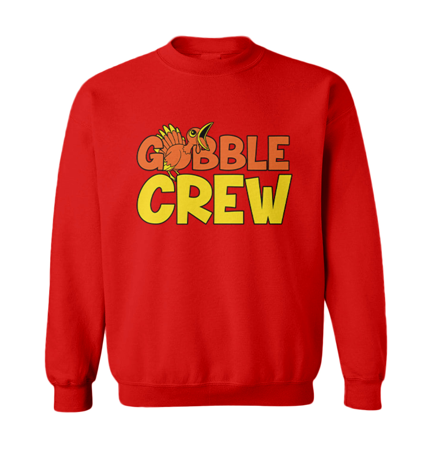 Gobble Crew - Thanksgiving Turkey Holiday Toddler Crewneck Sweater - Picture 7 of 8