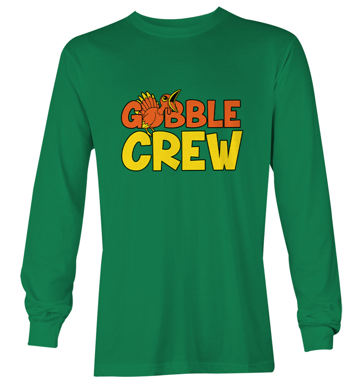 Gobble Crew - Thanksgiving Turkey Holiday Youth T-Shirt - Picture 15 of 20