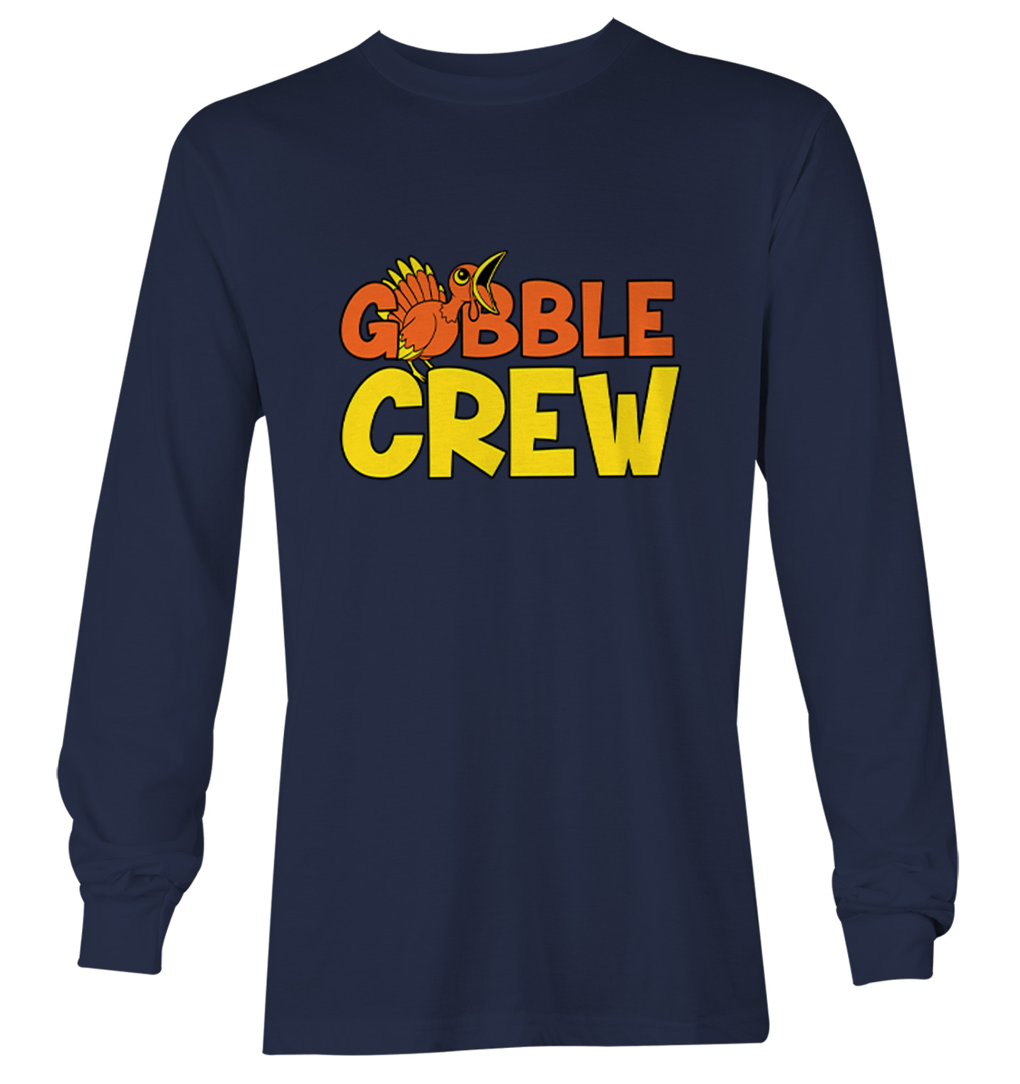 Gobble Crew - Thanksgiving Turkey Holiday Youth T-Shirt - Picture 17 of 20