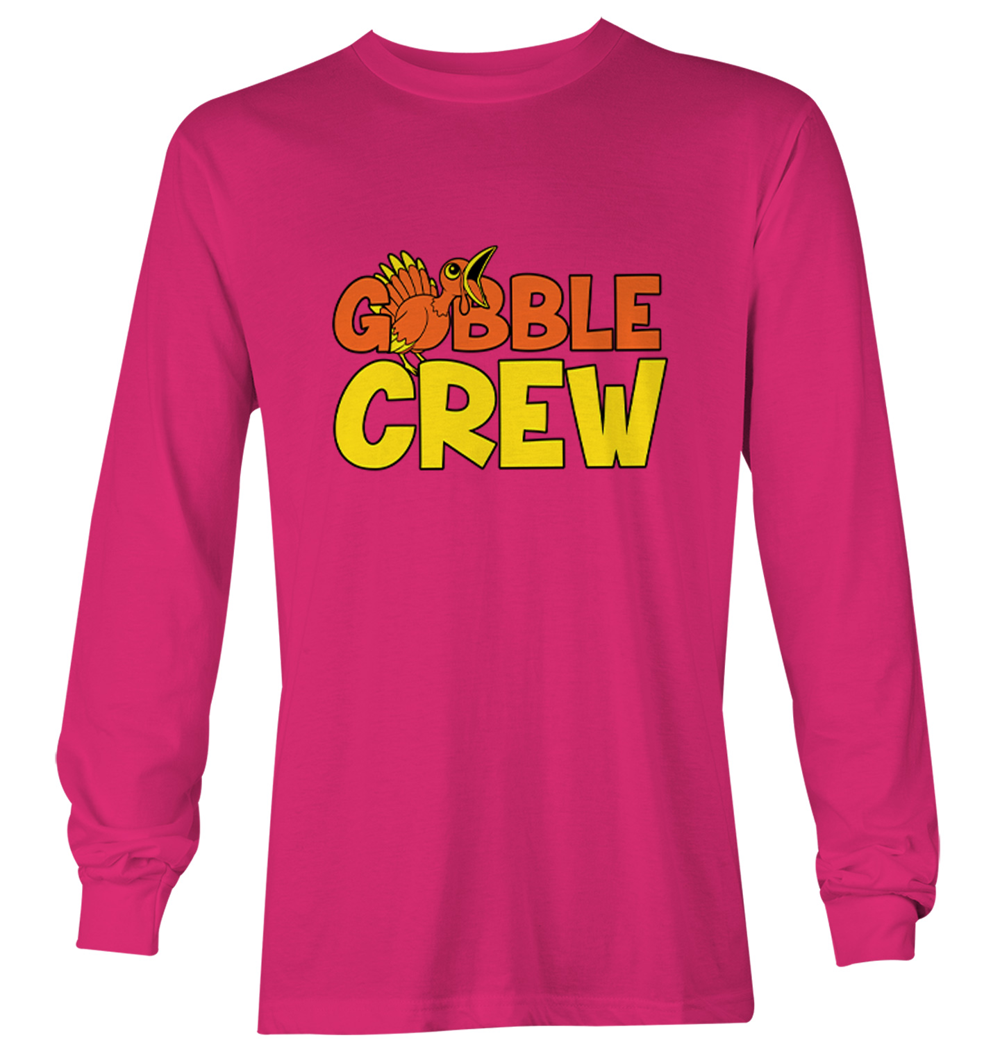 Gobble Crew - Thanksgiving Turkey Holiday Youth T-Shirt - Picture 18 of 20
