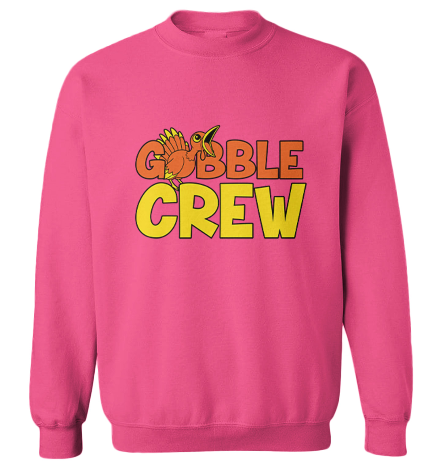 Gobble Crew - Thanksgiving Turkey Holiday Toddler Crewneck Sweater - Picture 6 of 8
