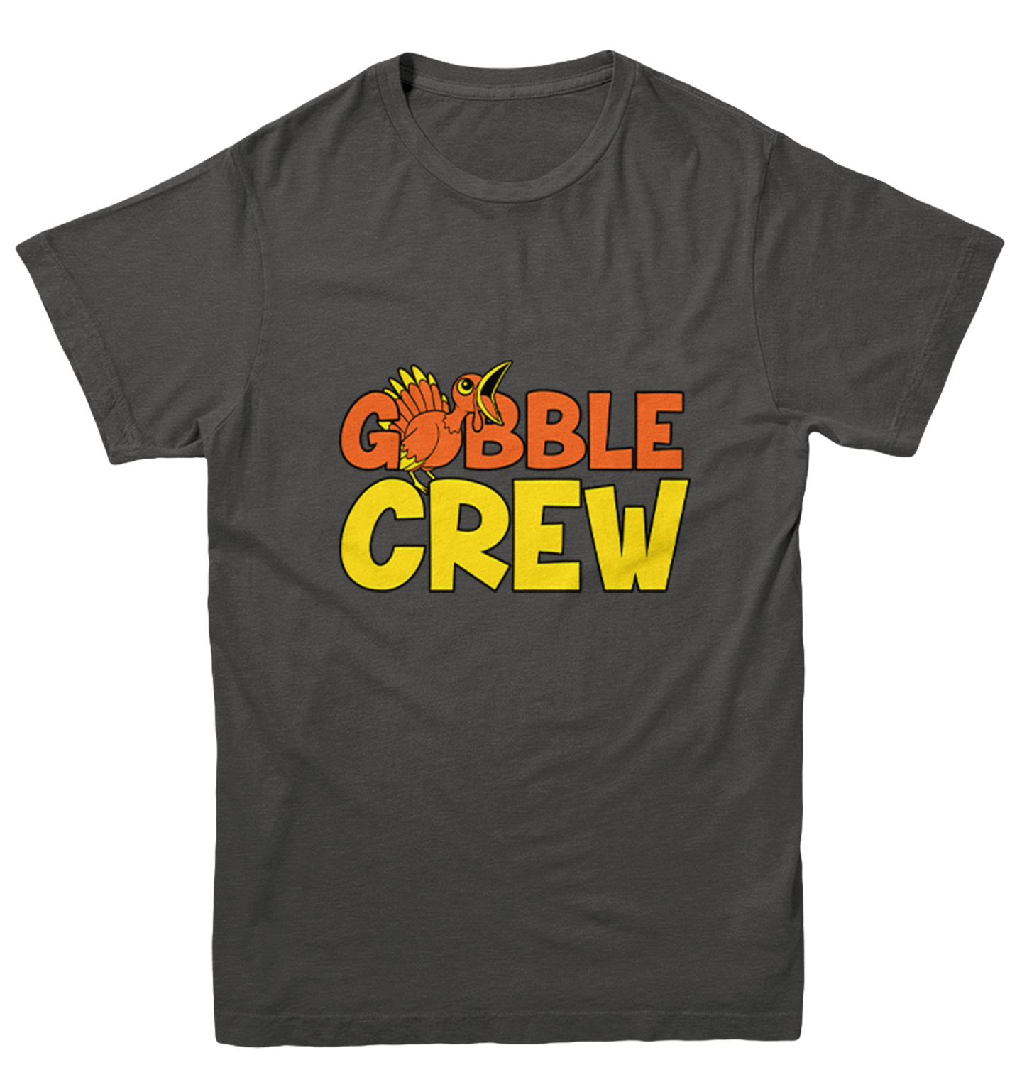 Gobble Crew - Thanksgiving Turkey Holiday Youth T-Shirt - Picture 3 of 20