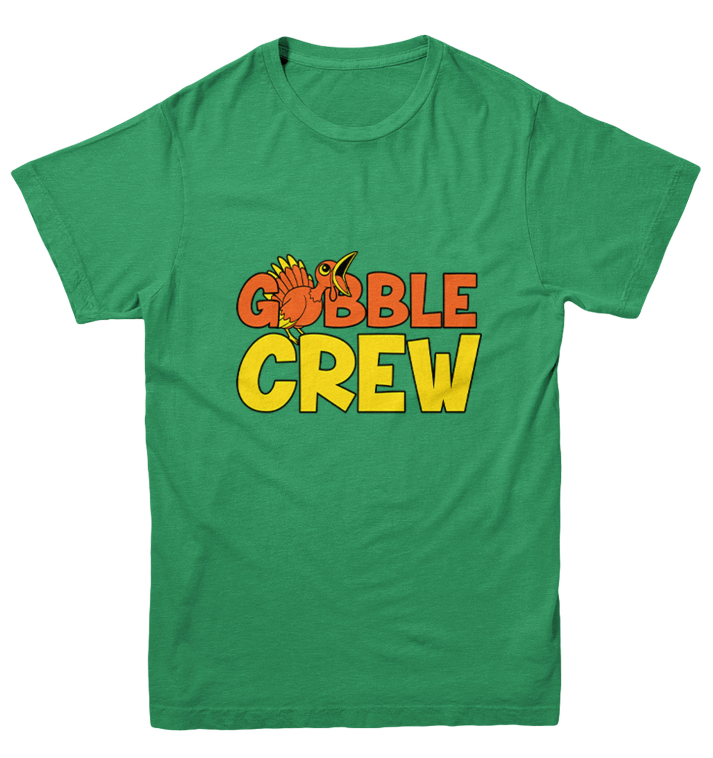 Gobble Crew - Thanksgiving Turkey Holiday Youth T-Shirt - Picture 4 of 20