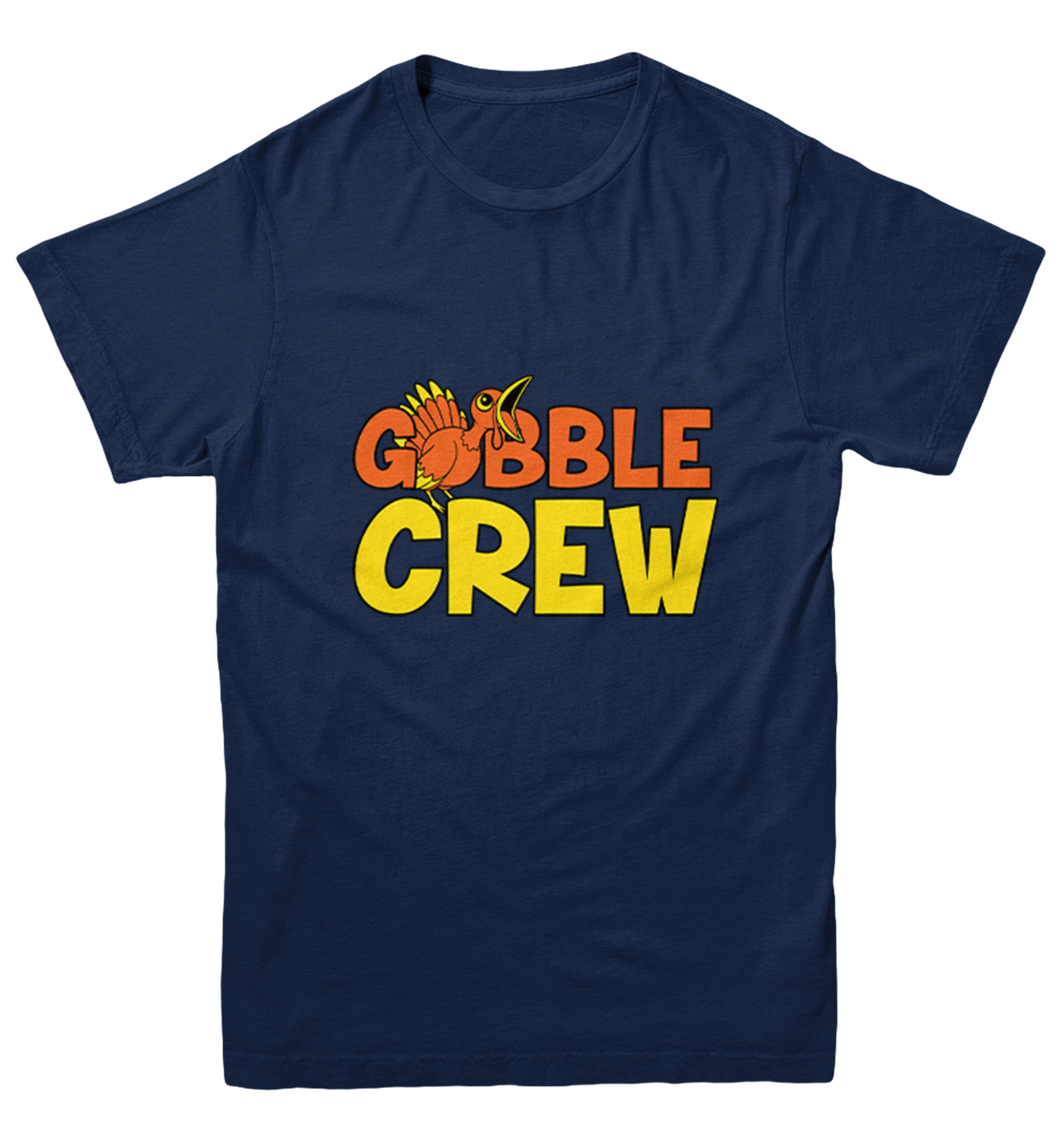 Gobble Crew - Thanksgiving Turkey Holiday Youth T-Shirt - Picture 7 of 20