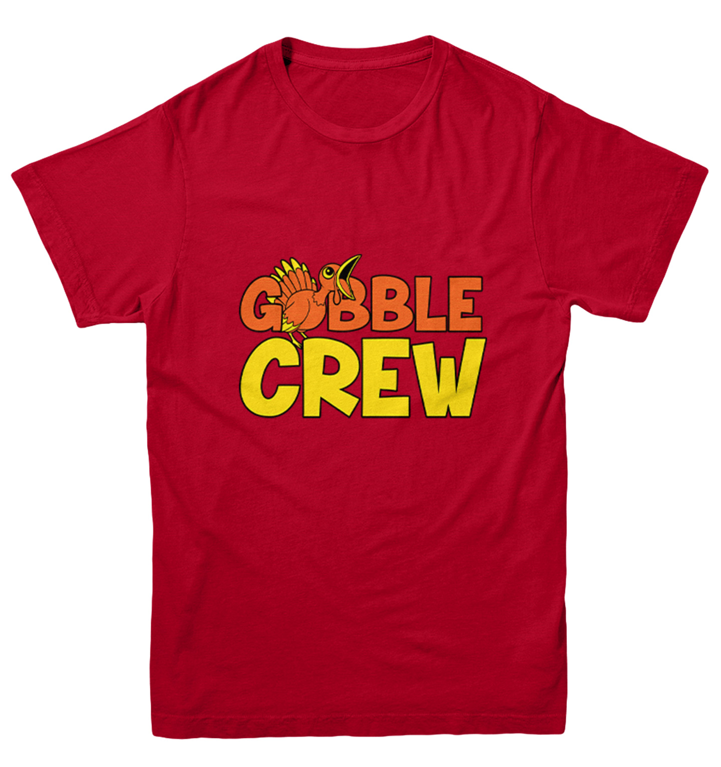 Gobble Crew - Thanksgiving Turkey Holiday Youth T-Shirt - Picture 11 of 20