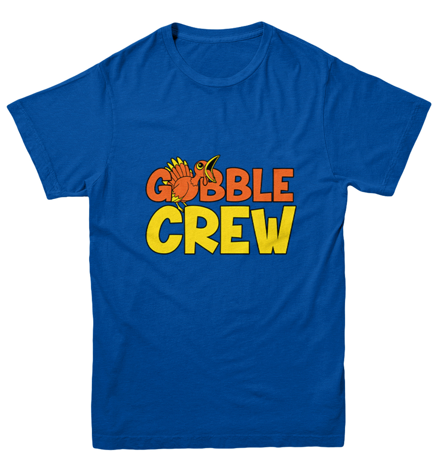 Gobble Crew - Thanksgiving Turkey Holiday Youth T-Shirt - Picture 12 of 20