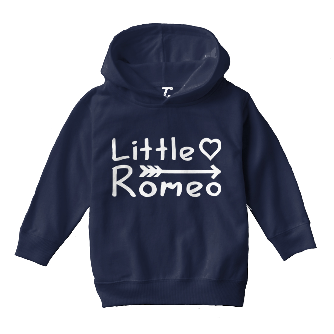 Little Romeo - Valentine's Day Arrow Love Stud Handsome Toddler/Youth Hoodie - Picture 7 of 12