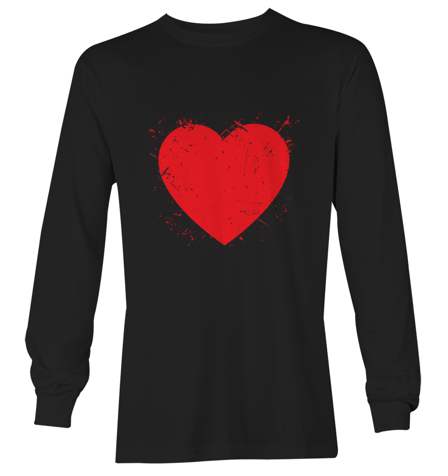 Distressed Heart - Valentine's Day Love Adorable Cute Youth T-Shirt - Picture 13 of 20