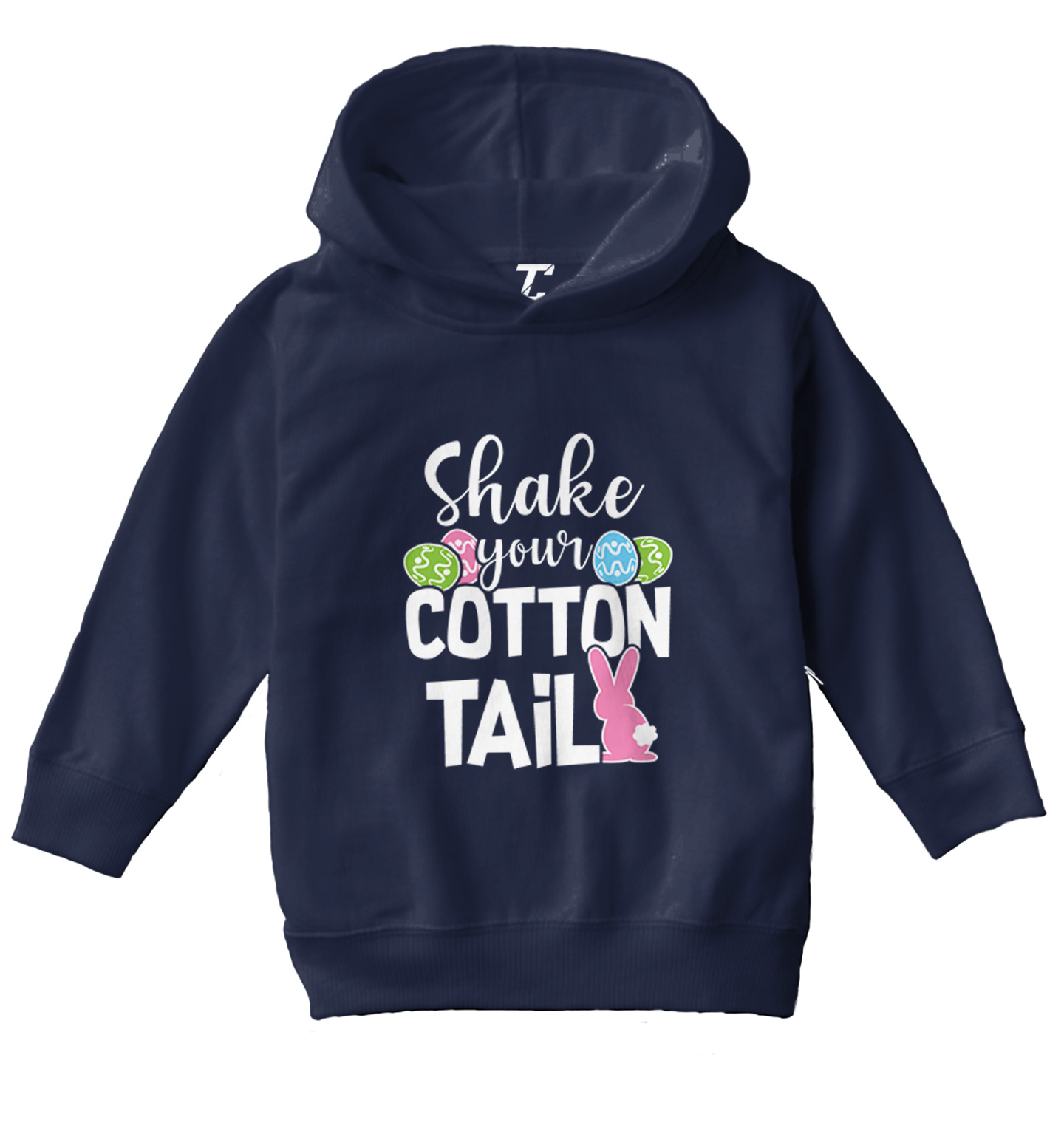 Shake Your Cotton Tail - Easter Bunny Rabbit Holiday Toddler/Youth Hoodie - Picture 7 of 12