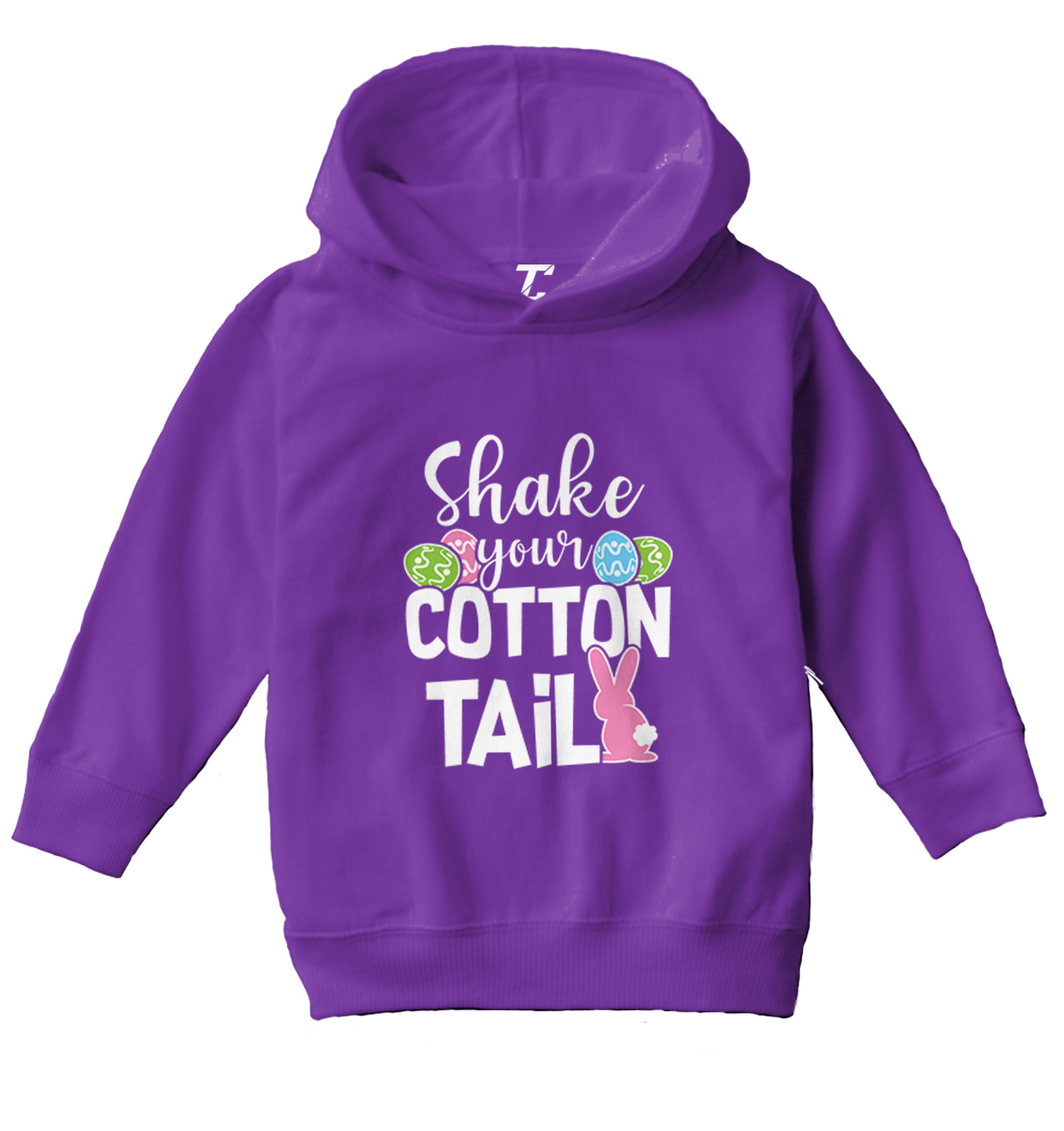 Shake Your Cotton Tail - Easter Bunny Rabbit Holiday Toddler/Youth Hoodie - Picture 9 of 12