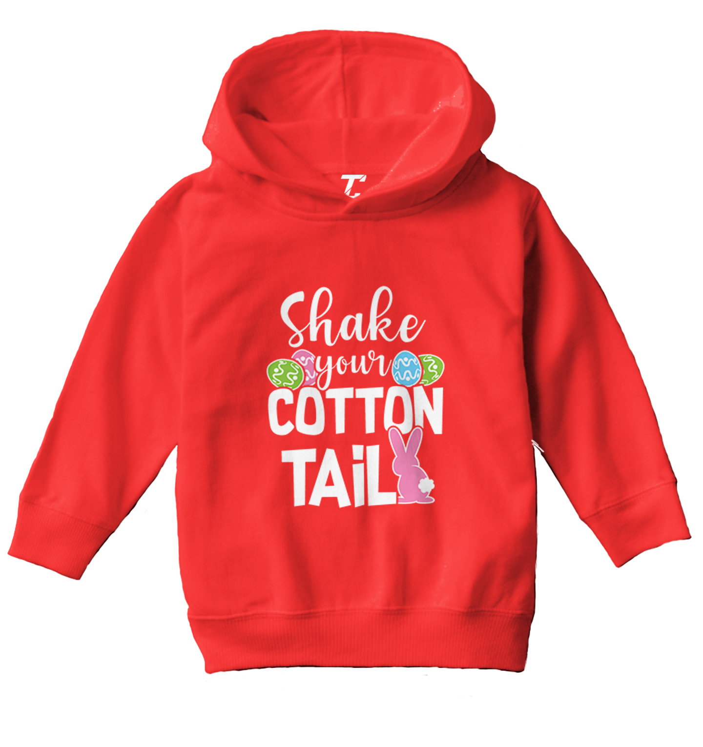 Shake Your Cotton Tail - Easter Bunny Rabbit Holiday Toddler/Youth Hoodie - Picture 10 of 12