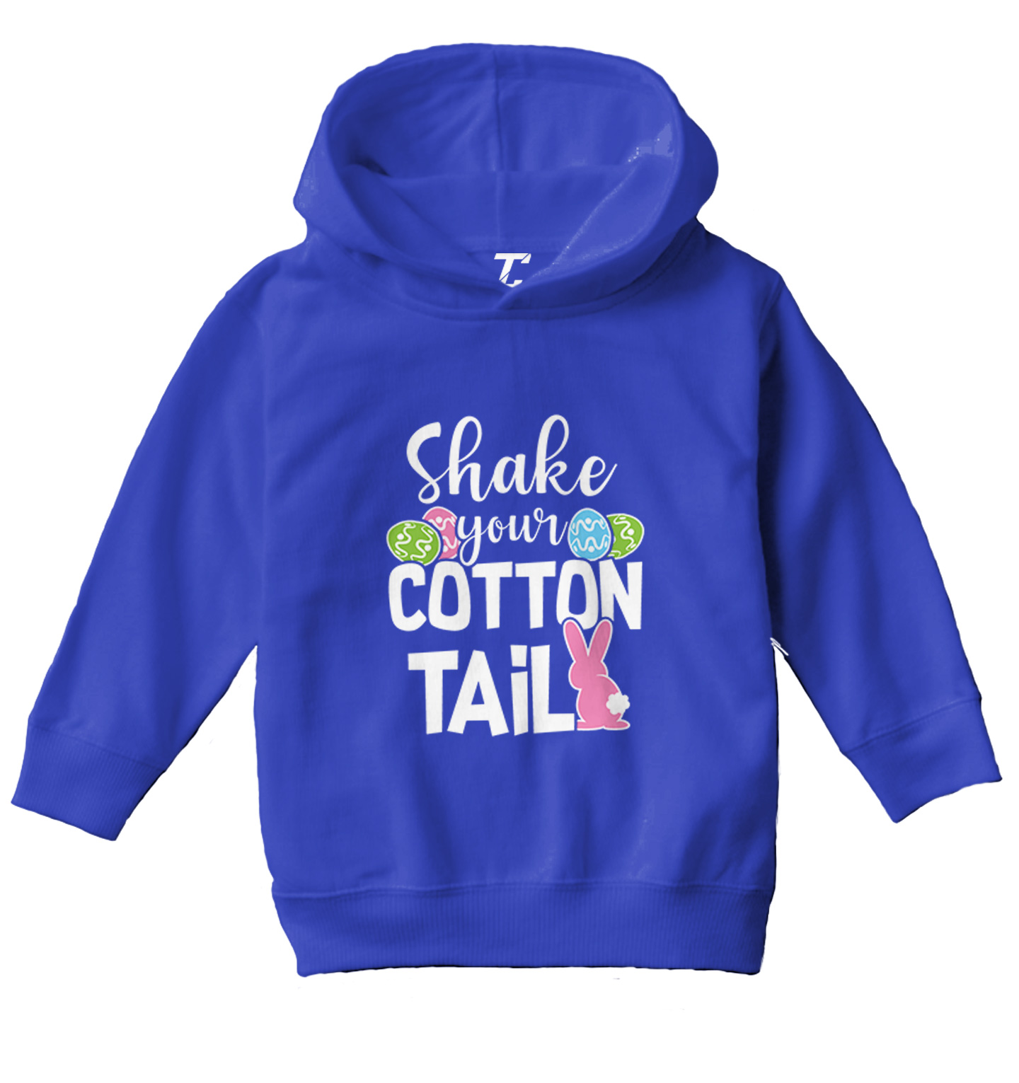 Shake Your Cotton Tail - Easter Bunny Rabbit Holiday Toddler/Youth Hoodie - Picture 11 of 12