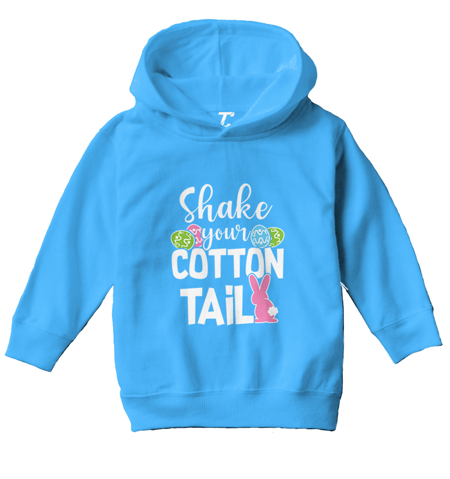 Shake Your Cotton Tail - Easter Bunny Rabbit Holiday Toddler/Youth Hoodie - Picture 12 of 12