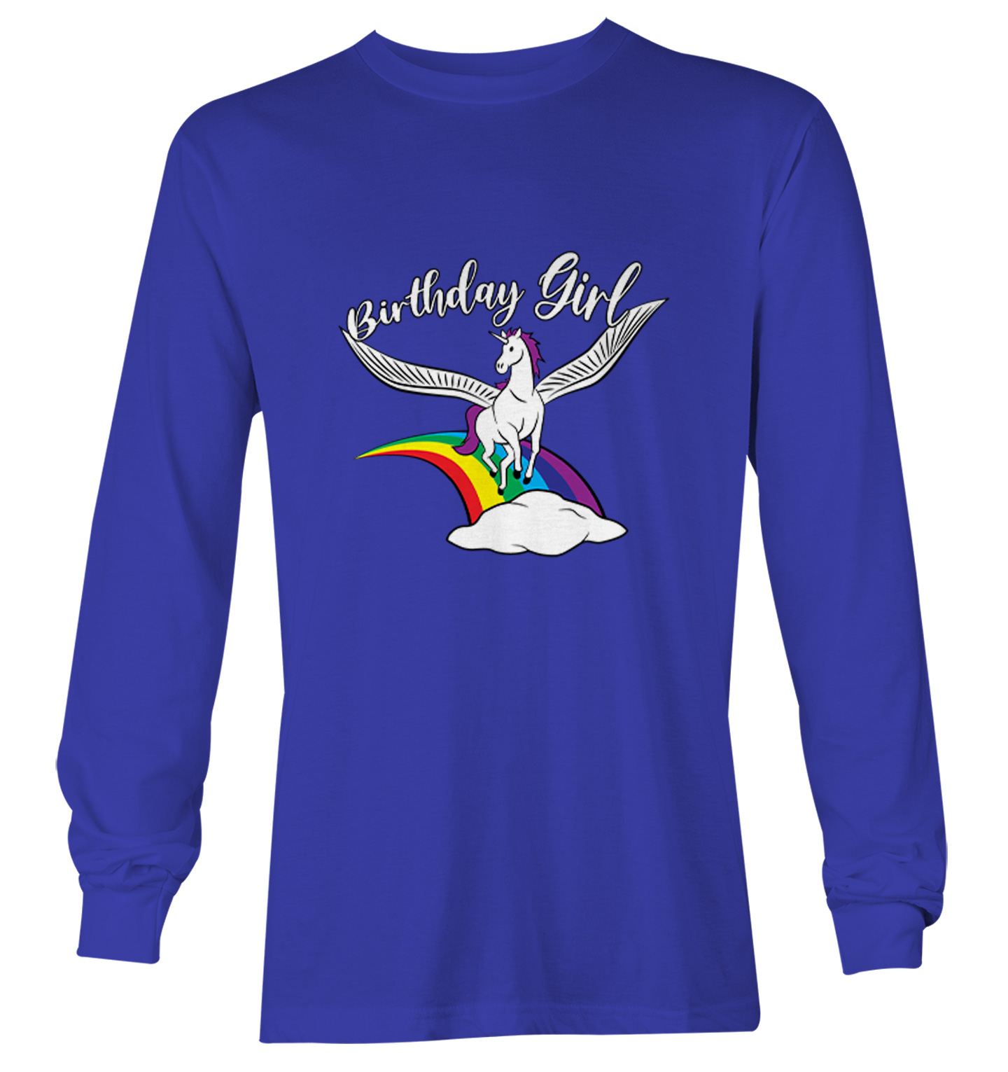 Birthday Girl - Rainbow Magic Unicorn Party Celebrate Youth T-Shirt - Picture 20 of 20