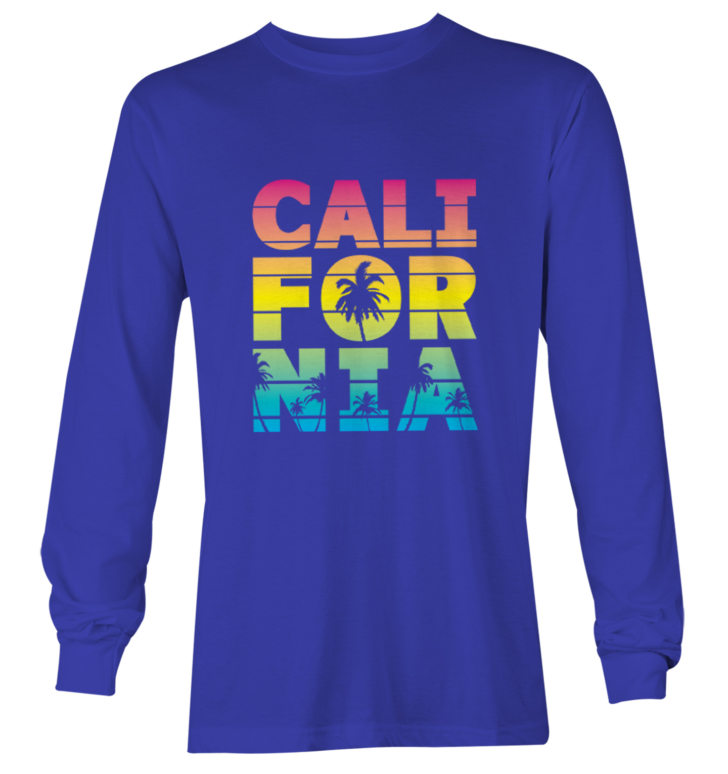 California - Neon Palm Tree Cali Summer Ocean Beach Youth T-Shirt - Picture 20 of 20