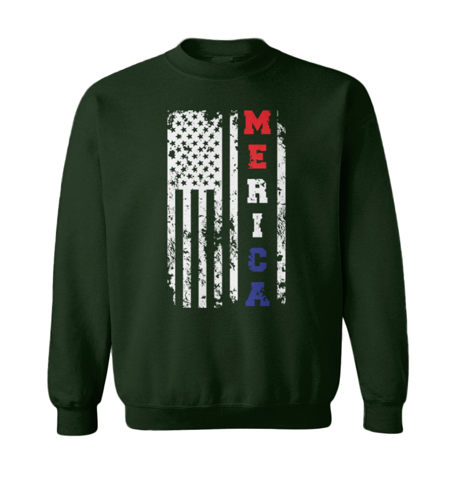 Merica USA Flag - United States 4th Of July America Toddler Crewneck Sweater - Picture 3 of 8