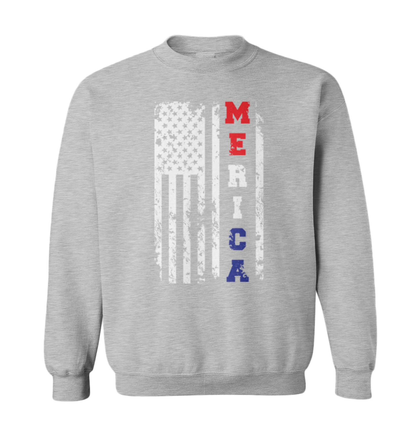 Merica USA Flag - United States 4th Of July America Toddler Crewneck Sweater - Picture 4 of 8