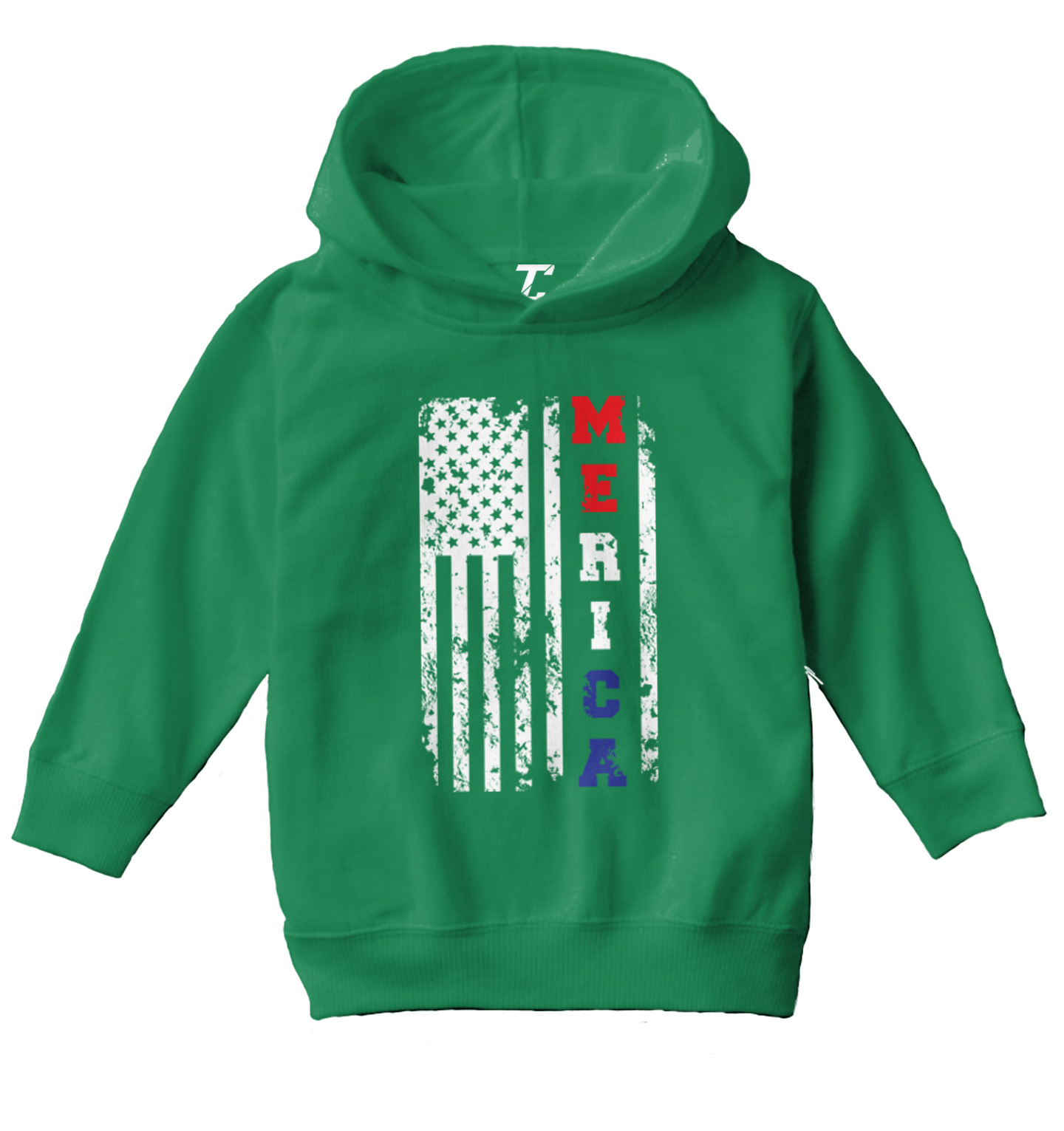 Merica USA Flag - United States 4th Of July America Toddler/Youth Hoodie - Picture 5 of 12