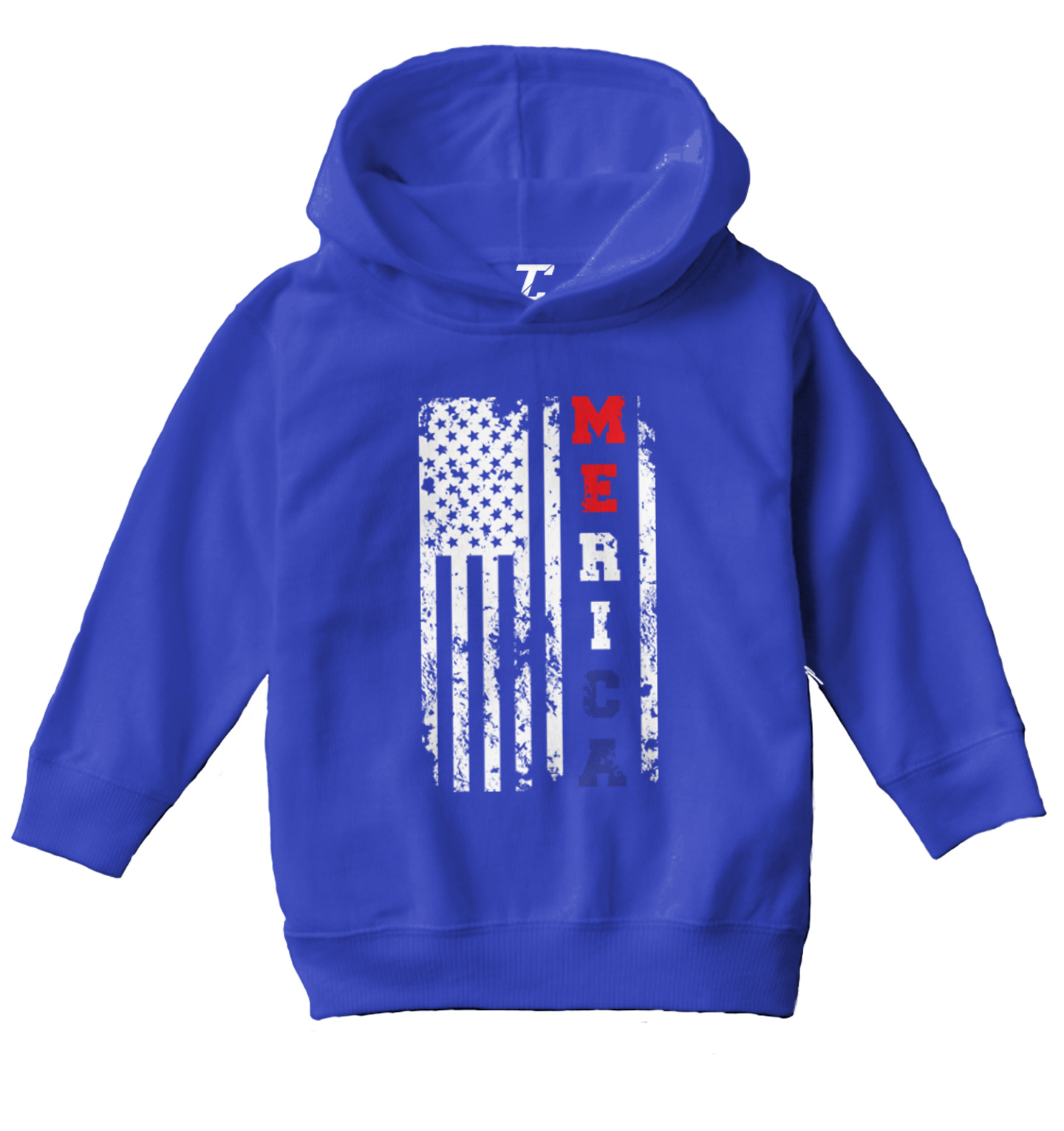 Merica USA Flag - United States 4th Of July America Toddler/Youth Hoodie - Picture 11 of 12