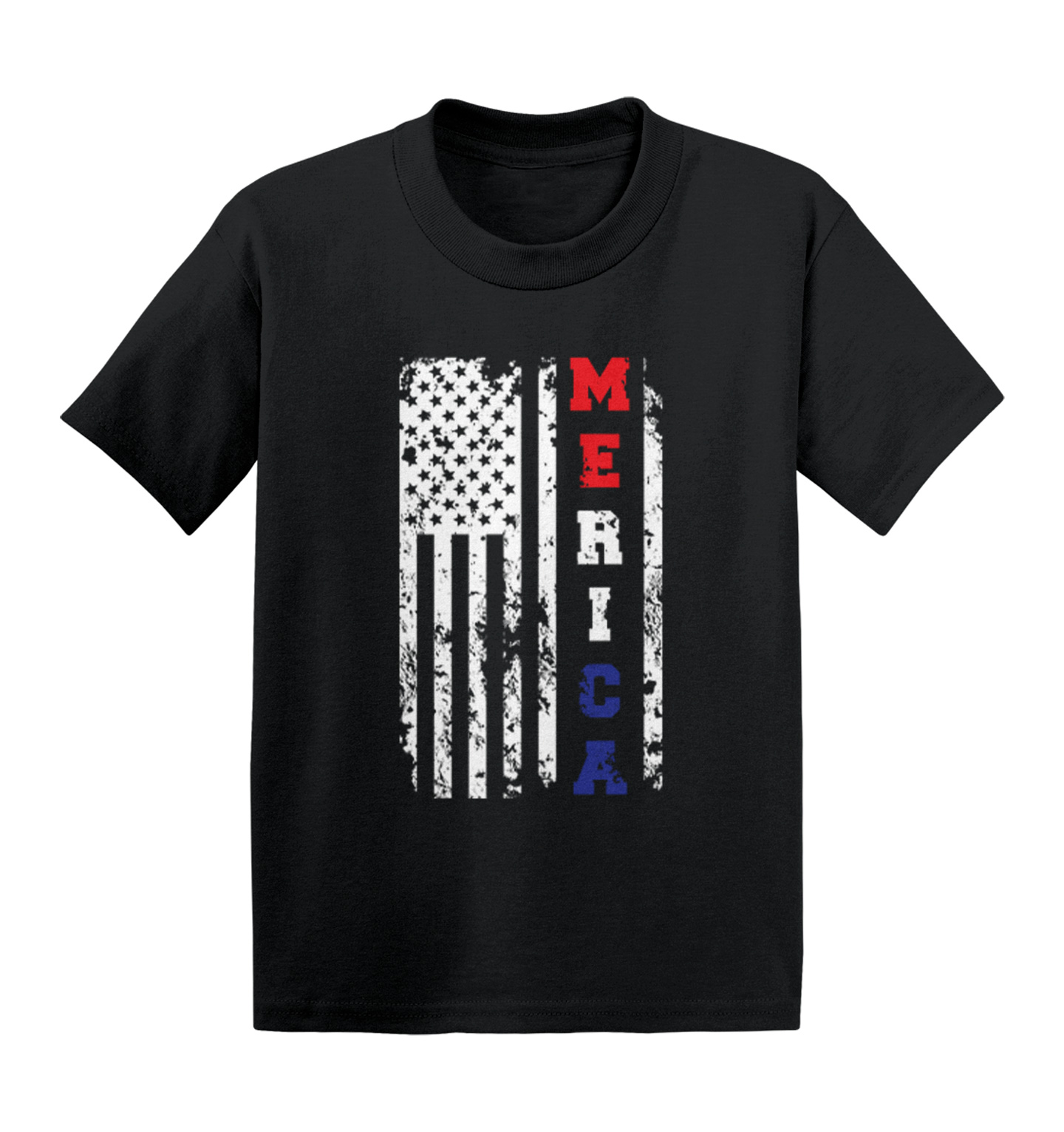 Merica USA Flag – United States 4th Of July America Kids T-shirt