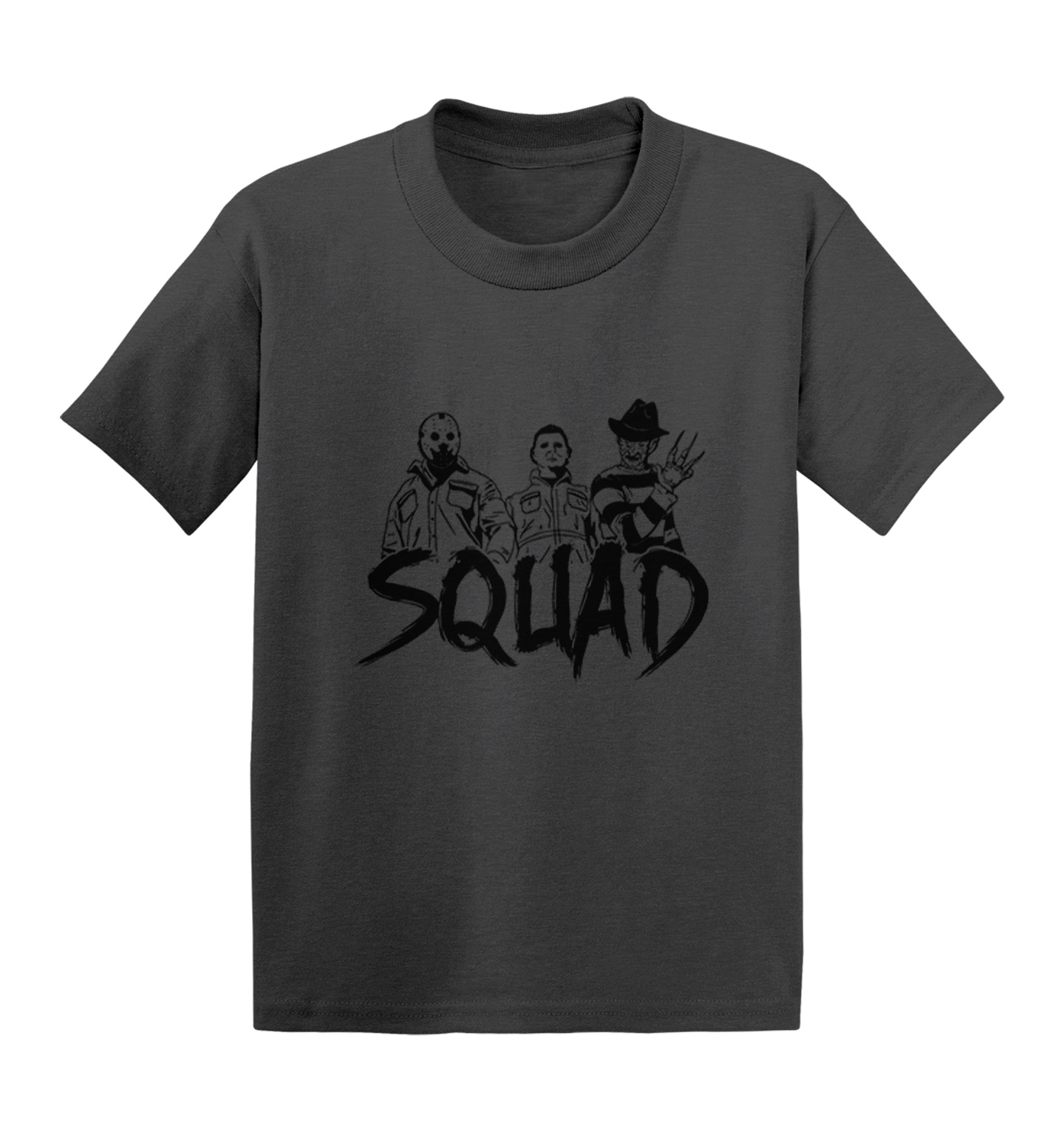 Squad Horror Movie Icons Halloween Slasher Team Group Kids T