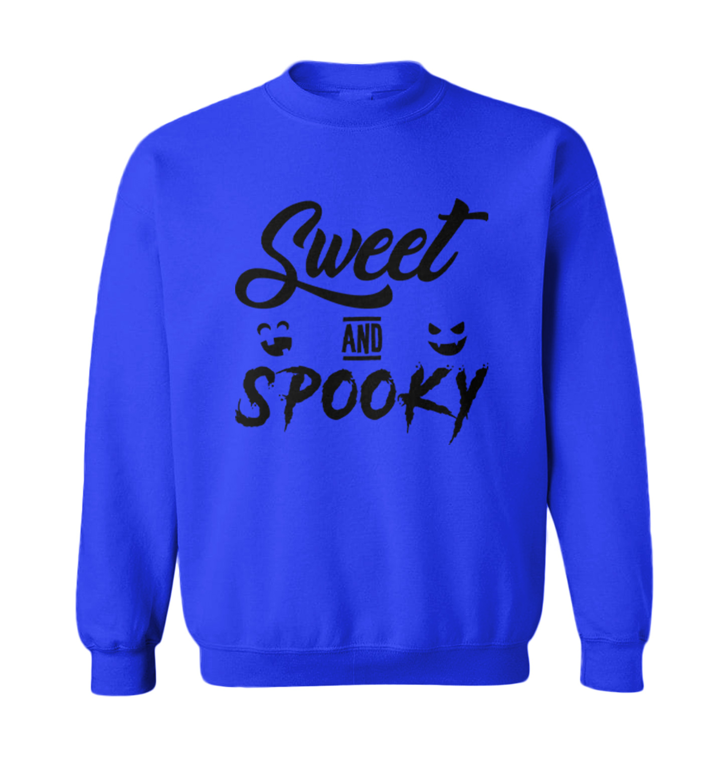 Sweet & Spooky - Halloween Fall Autumn Pumpkin Scary Toddler Crewneck Sweater - Picture 5 of 5