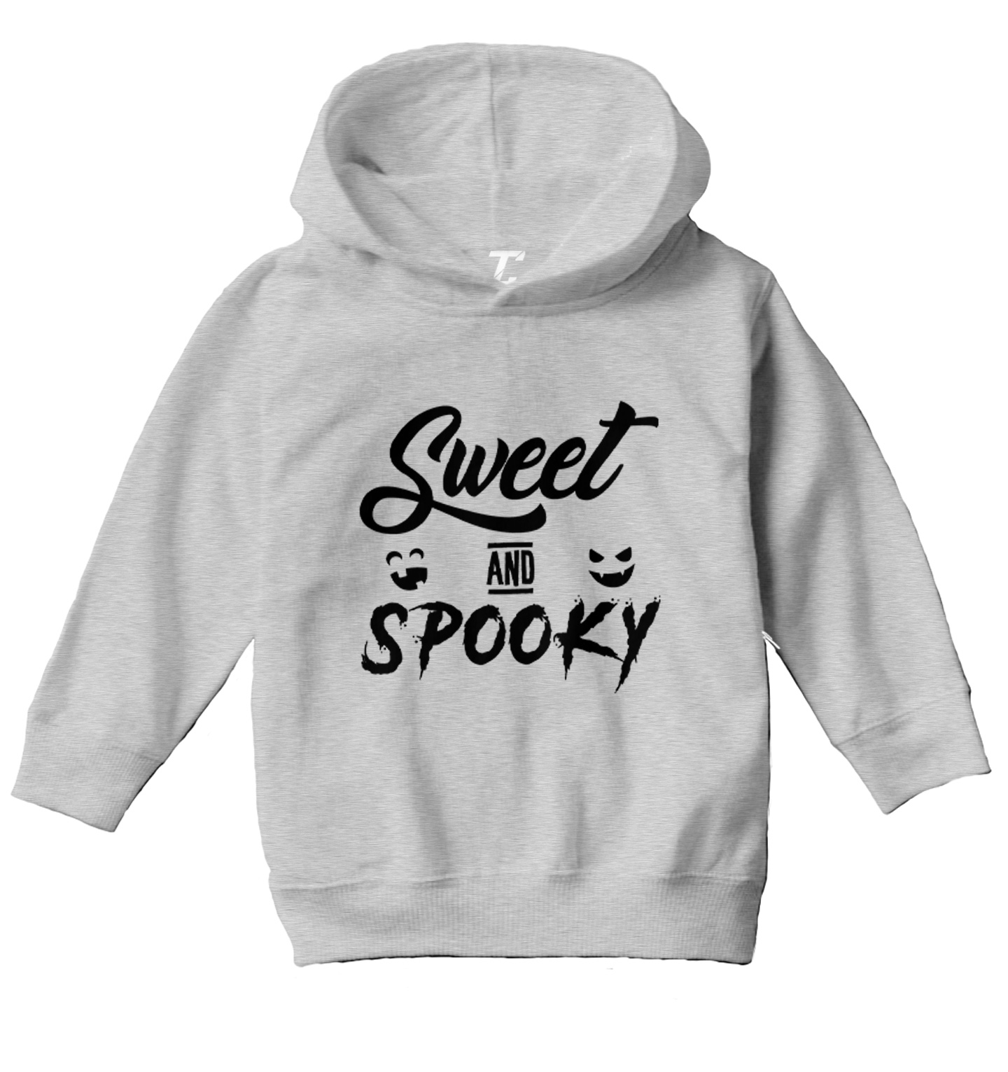 Sweet & Spooky - Halloween Fall Autumn Pumpkin Scary Toddler/Youth Hoodie - Picture 5 of 10