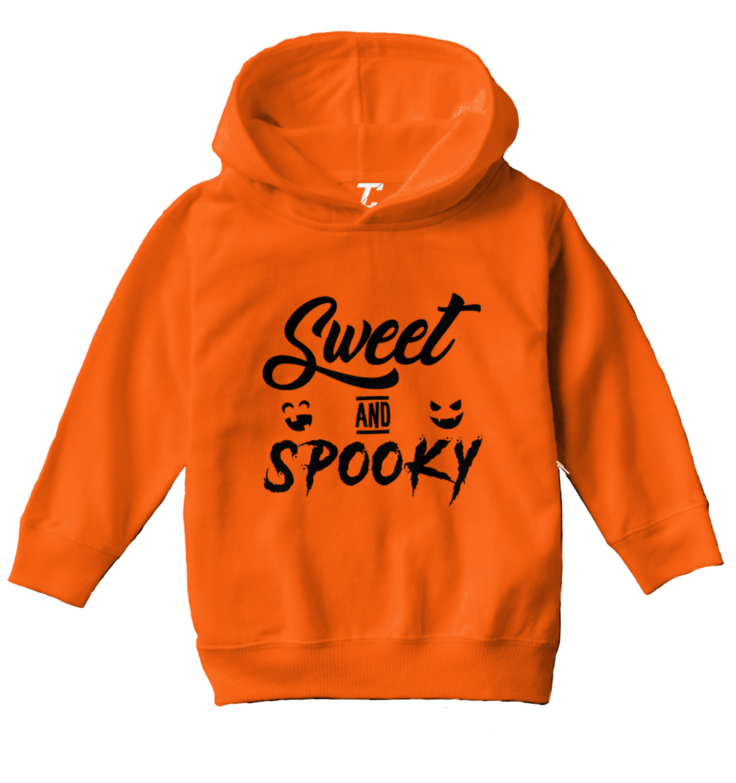 Sweet & Spooky - Halloween Fall Autumn Pumpkin Scary Toddler/Youth Hoodie - Picture 6 of 10
