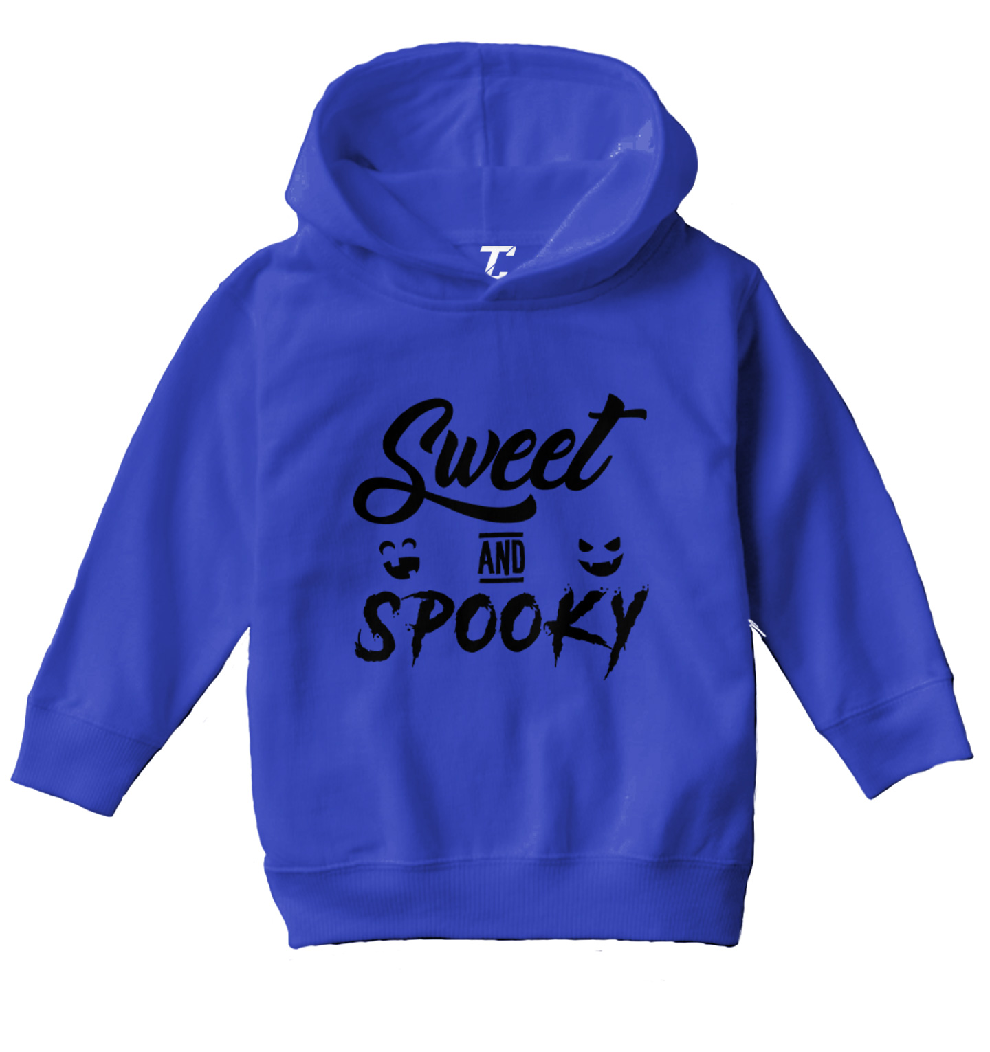 Sweet & Spooky - Halloween Fall Autumn Pumpkin Scary Toddler/Youth Hoodie - Picture 9 of 10