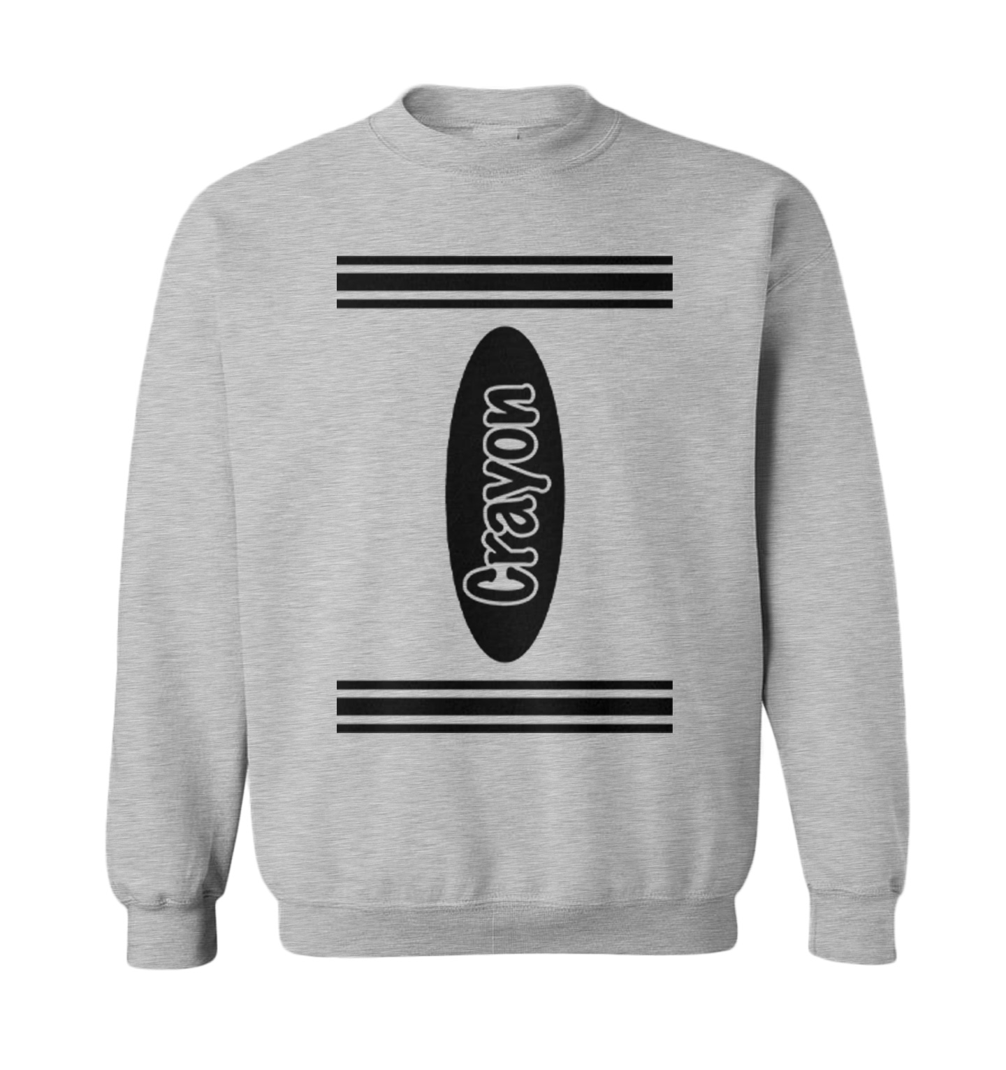 Crayon Costume - Arts And Crafts Artwork Chalk Pencil Toddler Crewneck Sweater - Picture 2 of 5