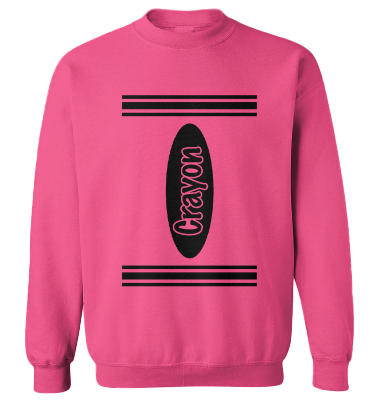 Crayon Costume - Arts And Crafts Artwork Chalk Pencil Toddler Crewneck Sweater - Picture 3 of 5