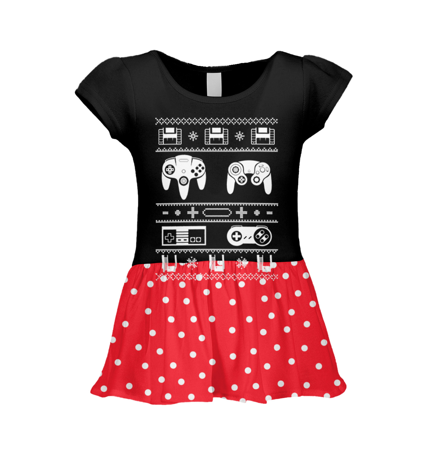 Red Game Controller Robe Video Game Controllers - Ugly Christmas Sweater XMAS Infant/Toddler ...