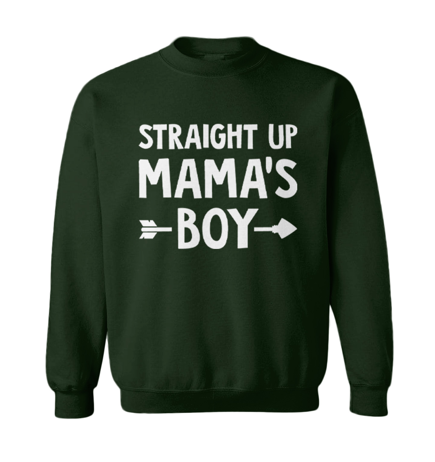 Straight Up Mama's Boy - Arrow Love Son Mother's Day Toddler Crewneck Sweater - Picture 3 of 8