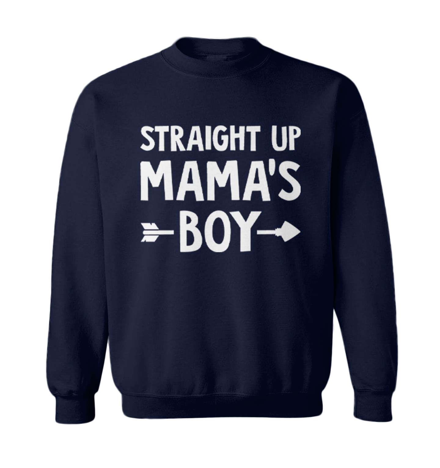 Straight Up Mama's Boy - Arrow Love Son Mother's Day Toddler Crewneck Sweater - Picture 5 of 8
