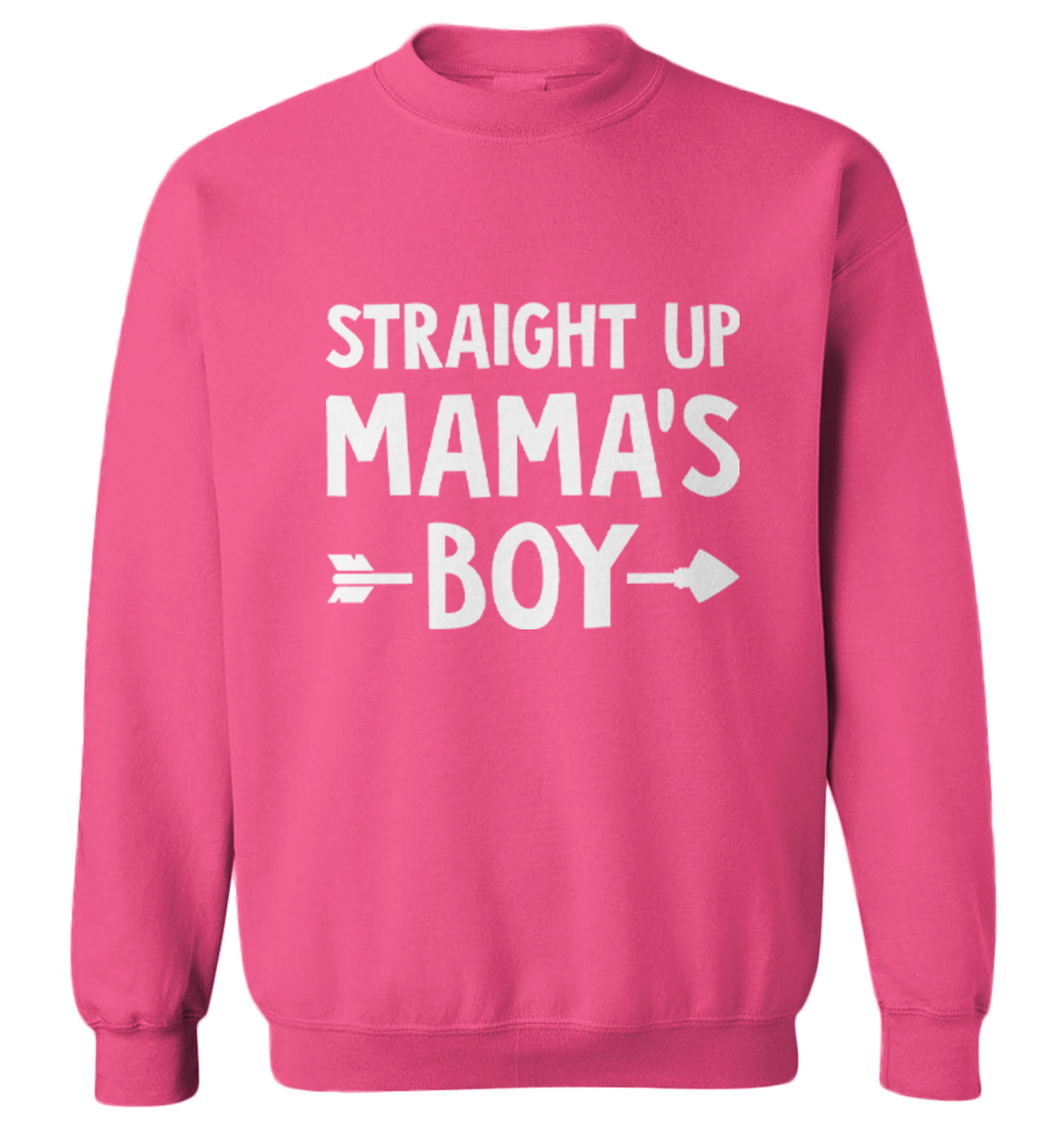 Straight Up Mama's Boy - Arrow Love Son Mother's Day Toddler Crewneck Sweater - Picture 6 of 8