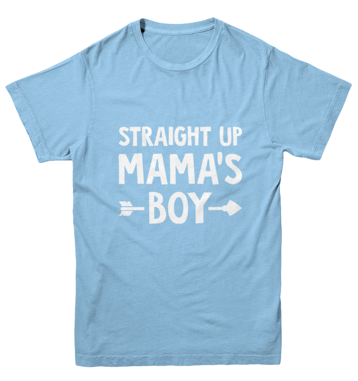 Straight Up Mama's Boy Arrow Love Son Mother's Day Youth T-Shirt