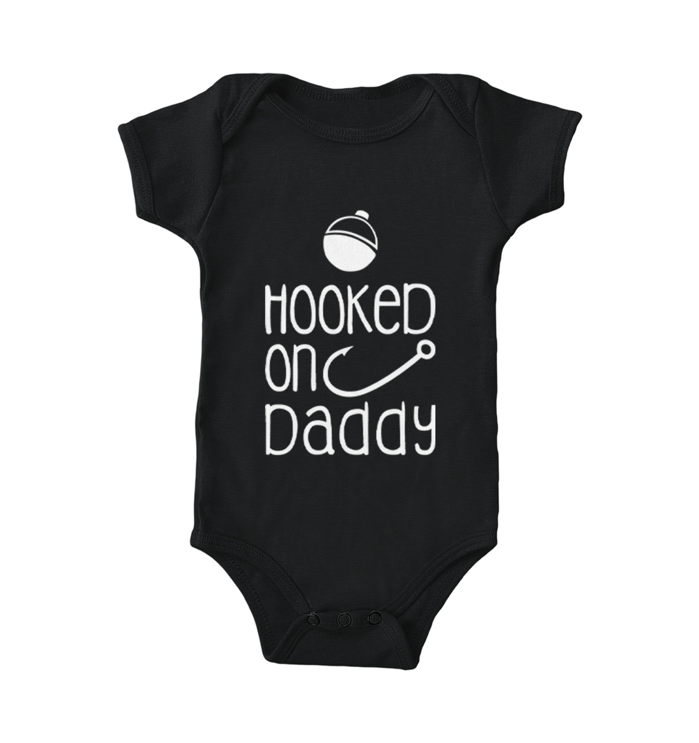 Hooked On Daddy – Father’s Day Gift Fishing Boat Buoy Bodysuit