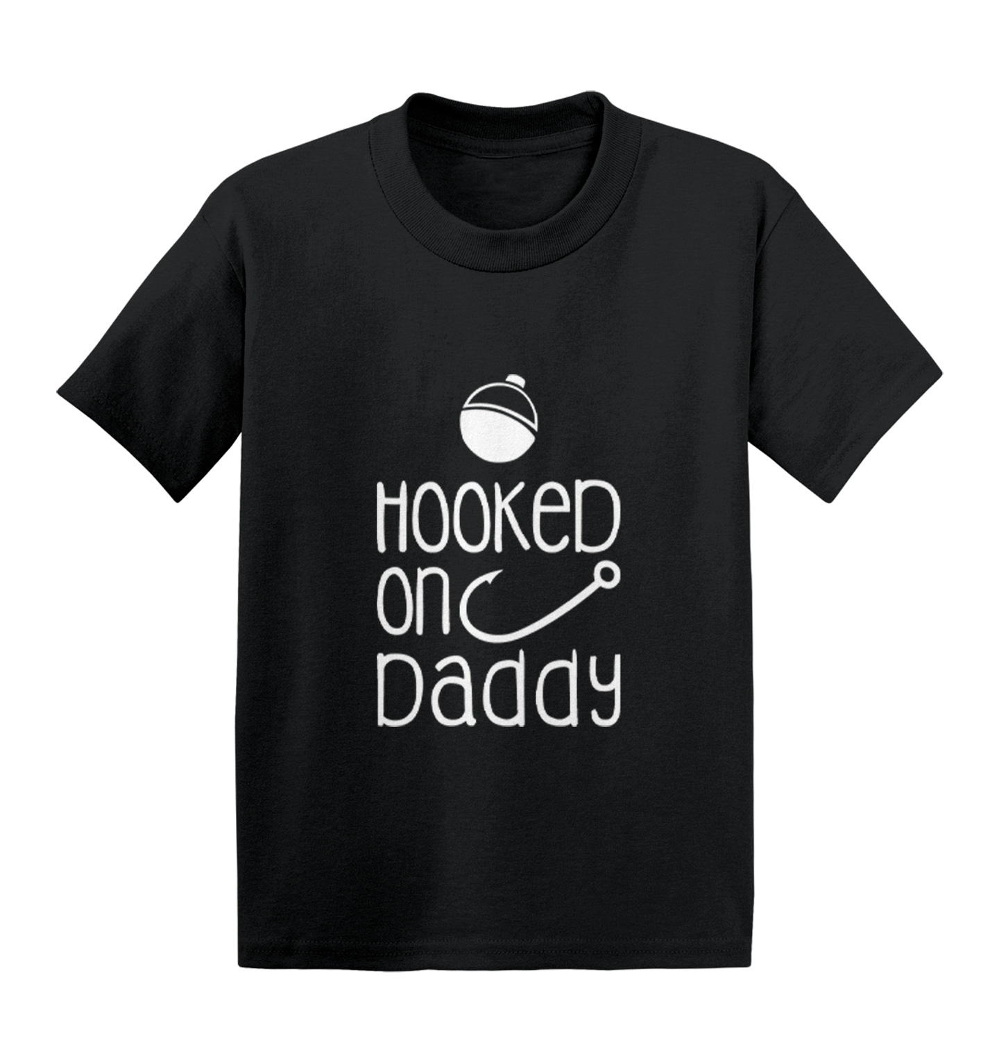 Hooked On Daddy – Father’s Day Gift Fishing Boat Buoy Kids T-shirt