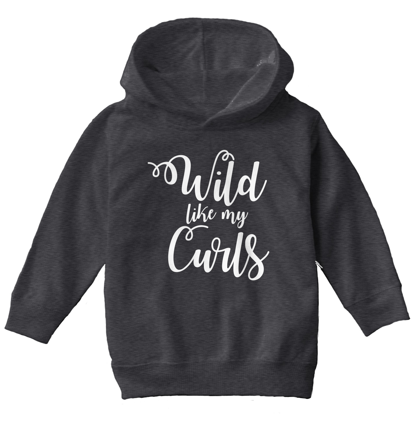 Wild Like My Curls - Curly Hair Daughter Adorable Cute Toddler/Youth Hoodie - Picture 3 of 12