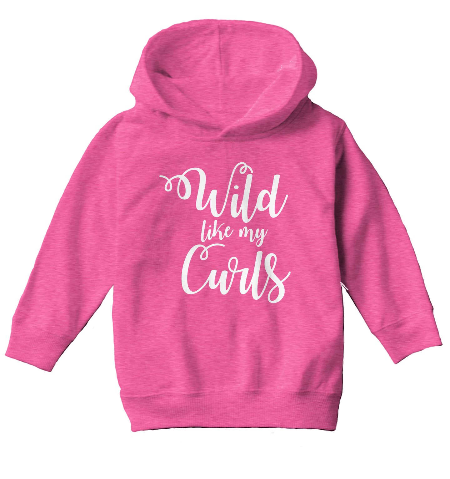 Wild Like My Curls - Curly Hair Daughter Adorable Cute Toddler/Youth Hoodie - Picture 4 of 12