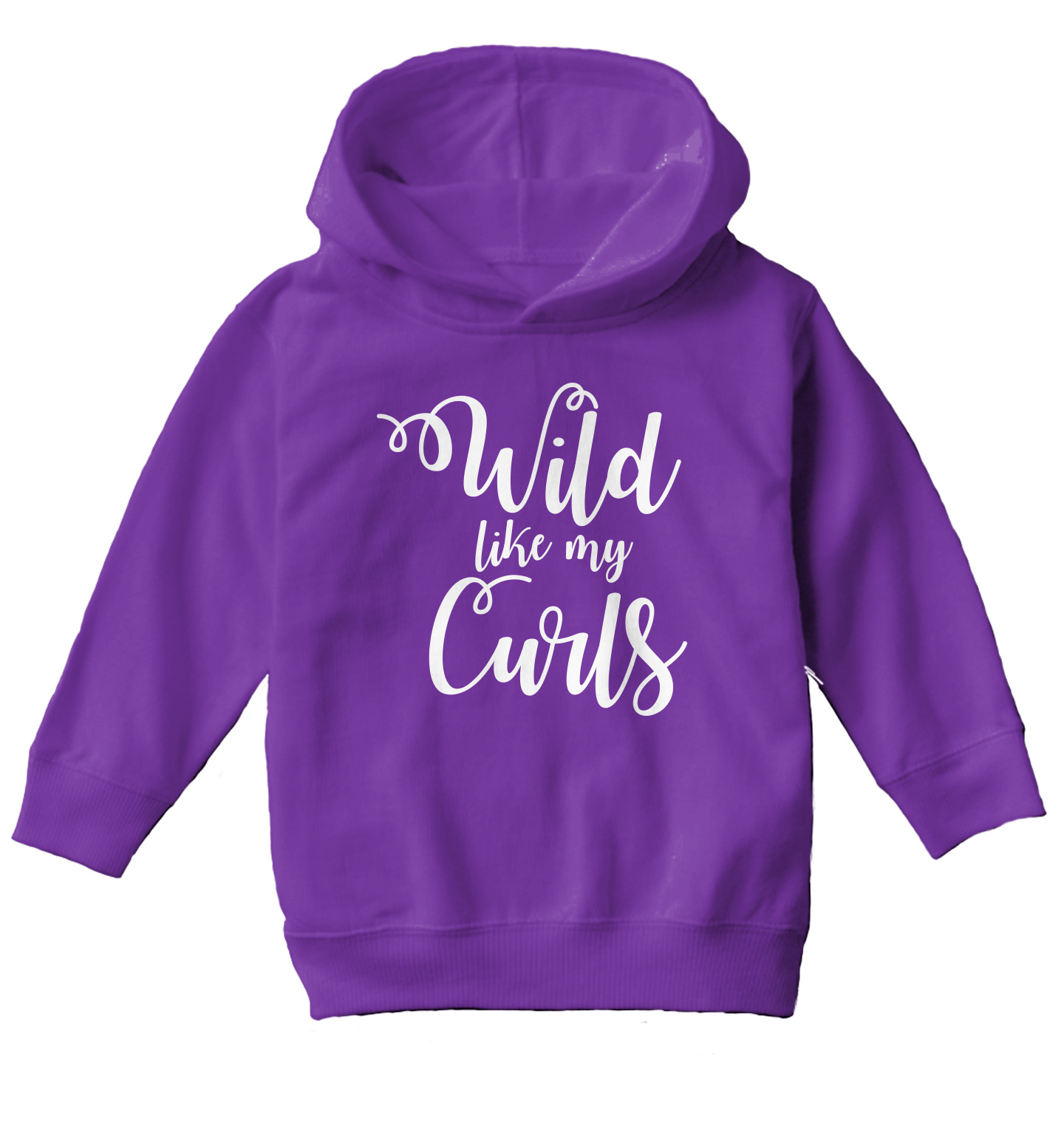 Wild Like My Curls - Curly Hair Daughter Adorable Cute Toddler/Youth Hoodie - Picture 9 of 12